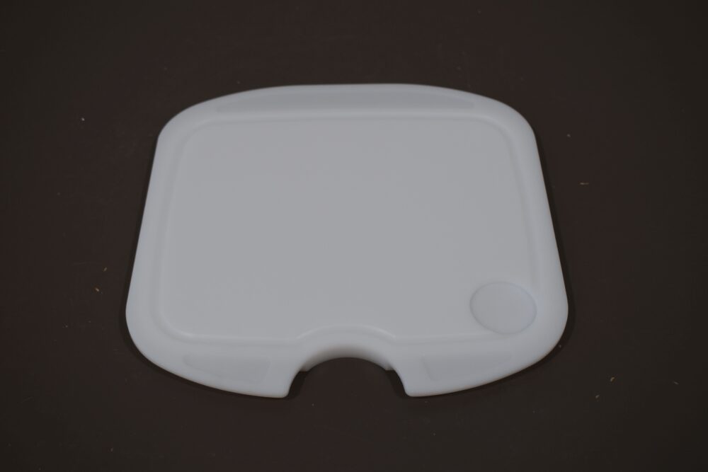 Schneidbrett / Spülenabdeckung weiß; 325x325mm – Bild 2