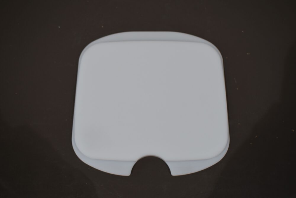 Schneidbrett / Spülenabdeckung weiß; 325x325mm – Bild 4