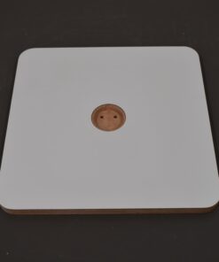 Alternative view of Holzabdeckung weiß: 299x299mm