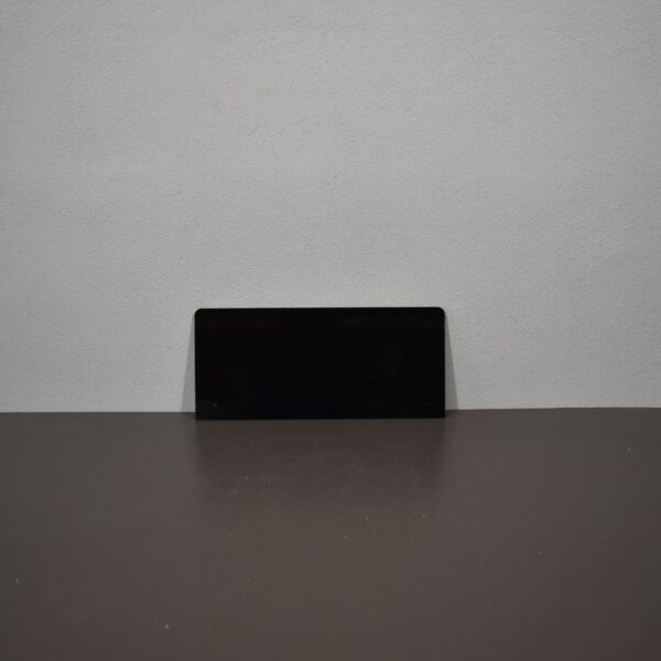 Glas Spritzschutz schwarz; 225x505mm