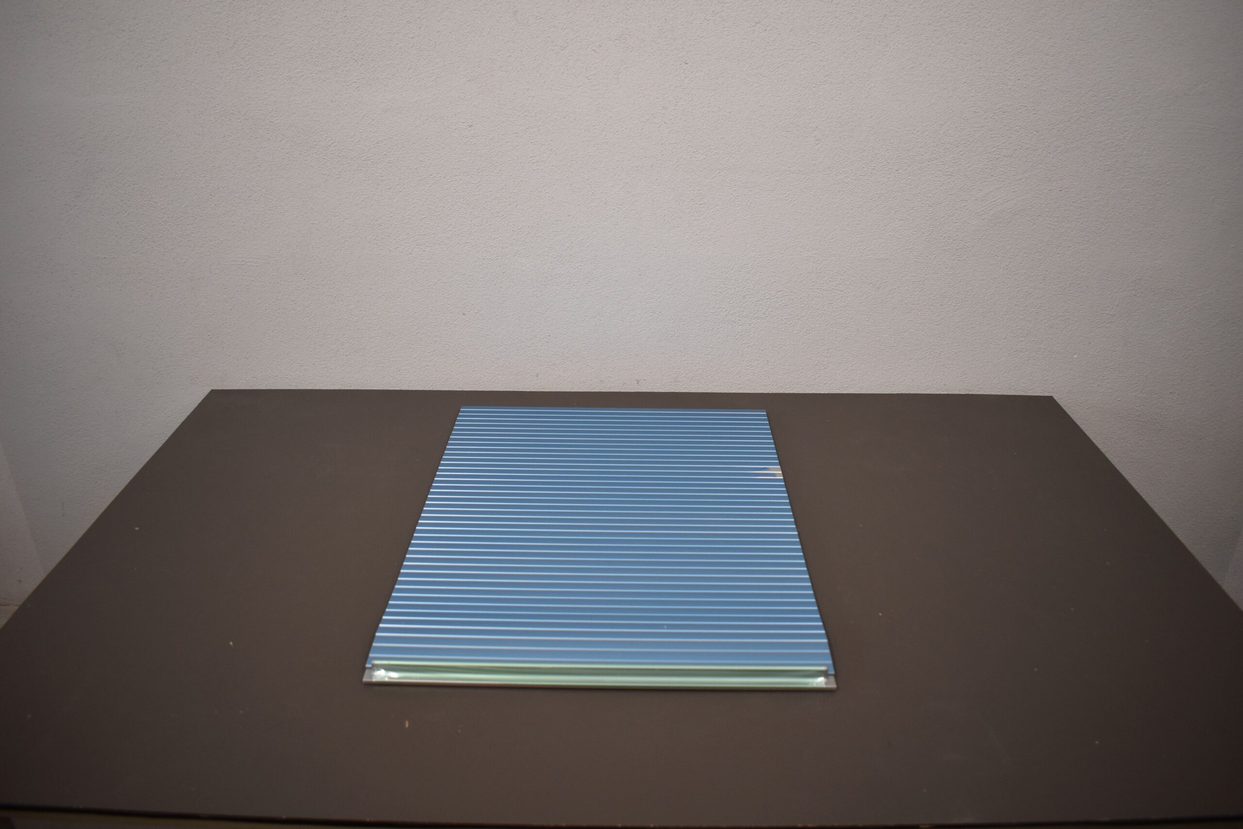 Rolladenmatte mit Griffleiste; Alu Metall, 508x657mm