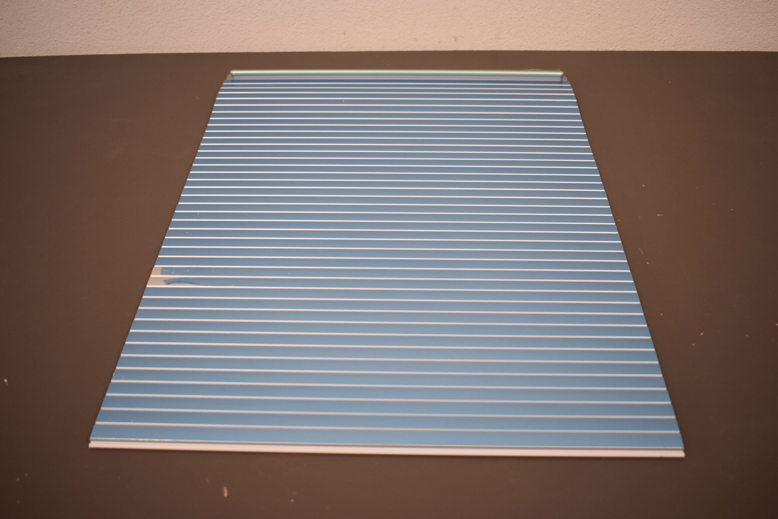 Rolladenmatte mit Griffleiste; Alu Metall, 508x657mm – Bild 4