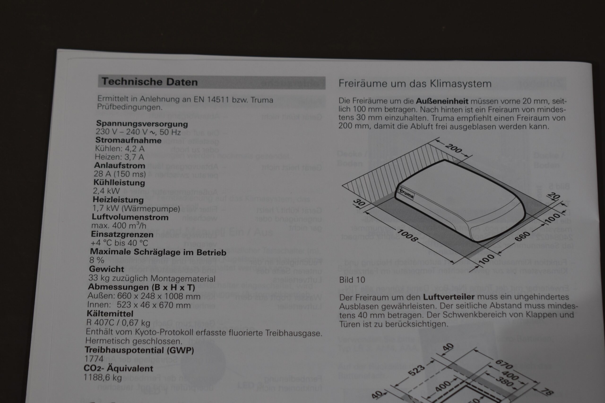 Truma Aventa Comfort Klimaanlage mit Luftverteiler – Bild 23