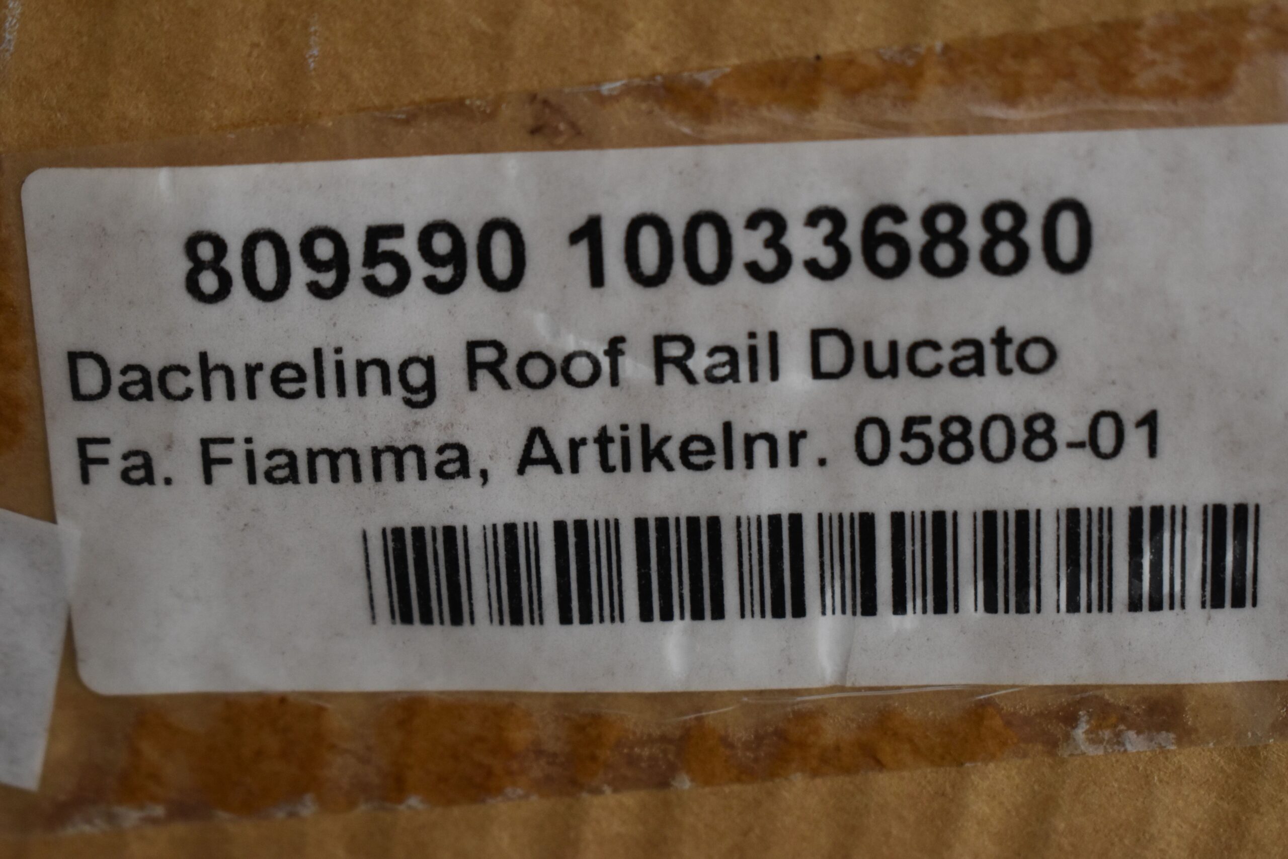 Fiamma Roof Rail Dachreling; Fiat Ducato; Art. Nr.: 05808-01 – Bild 3