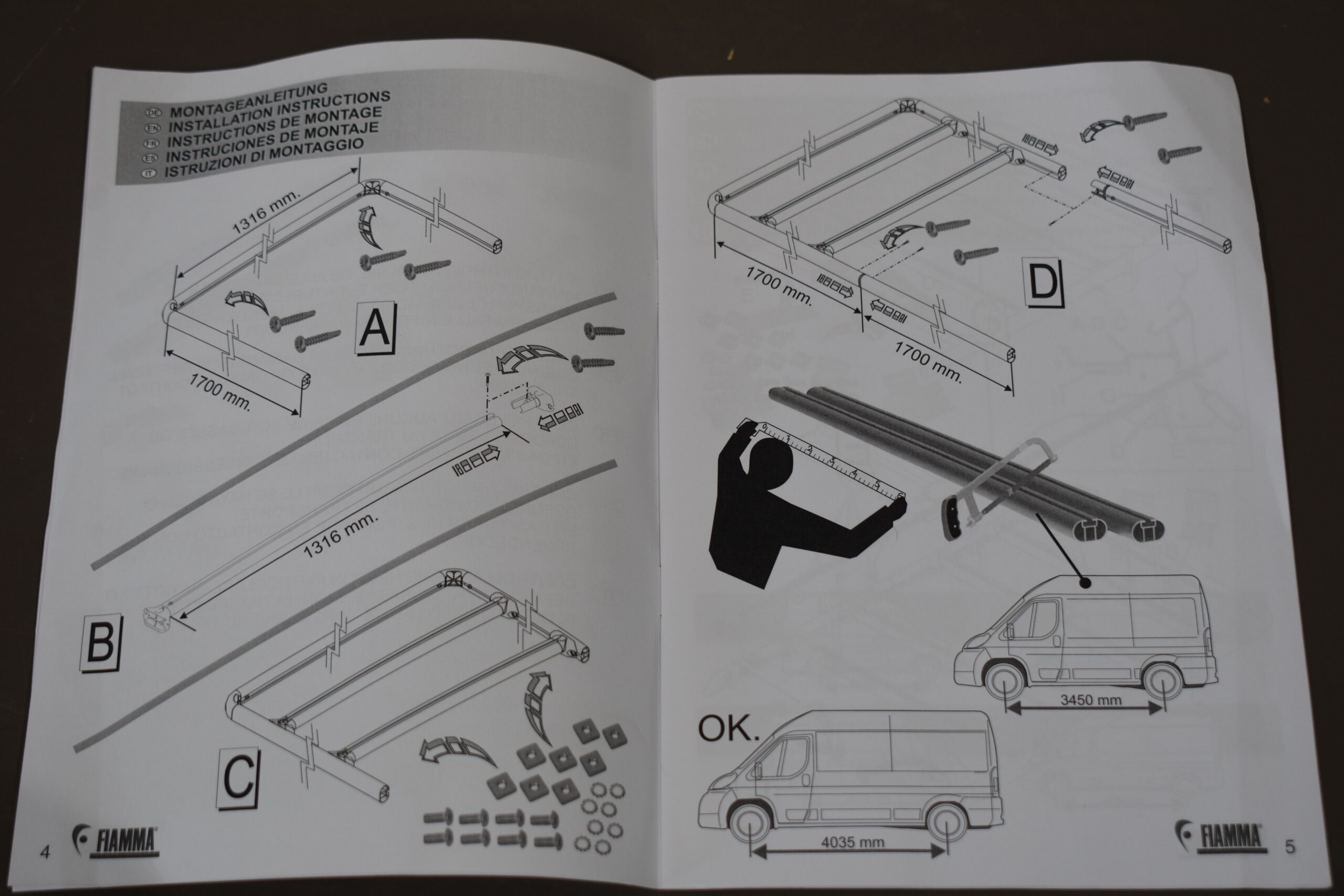 Fiamma Roof Rail Dachreling; Fiat Ducato; Art. Nr.: 05808-01 – Bild 16