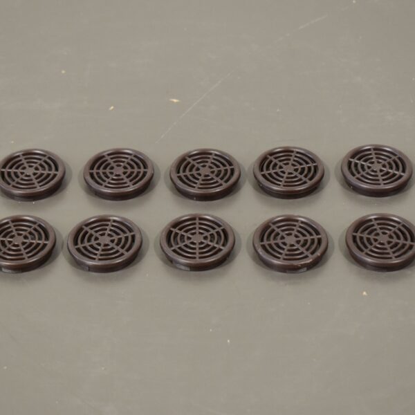 Alternative view of Lüftungsgitter 10er-Set; braun; 48mm