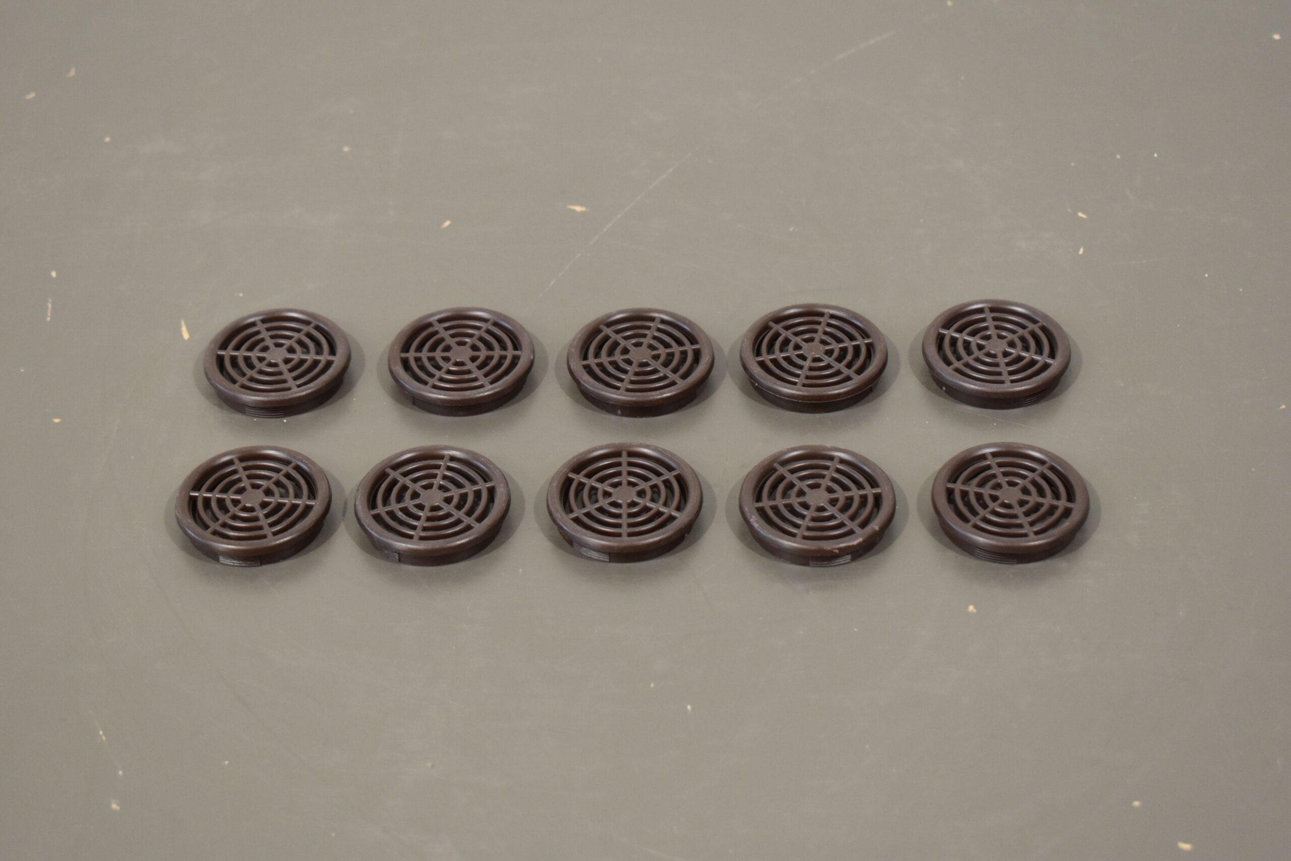 Lüftungsgitter 10er-Set; braun; 48mm – Bild 2