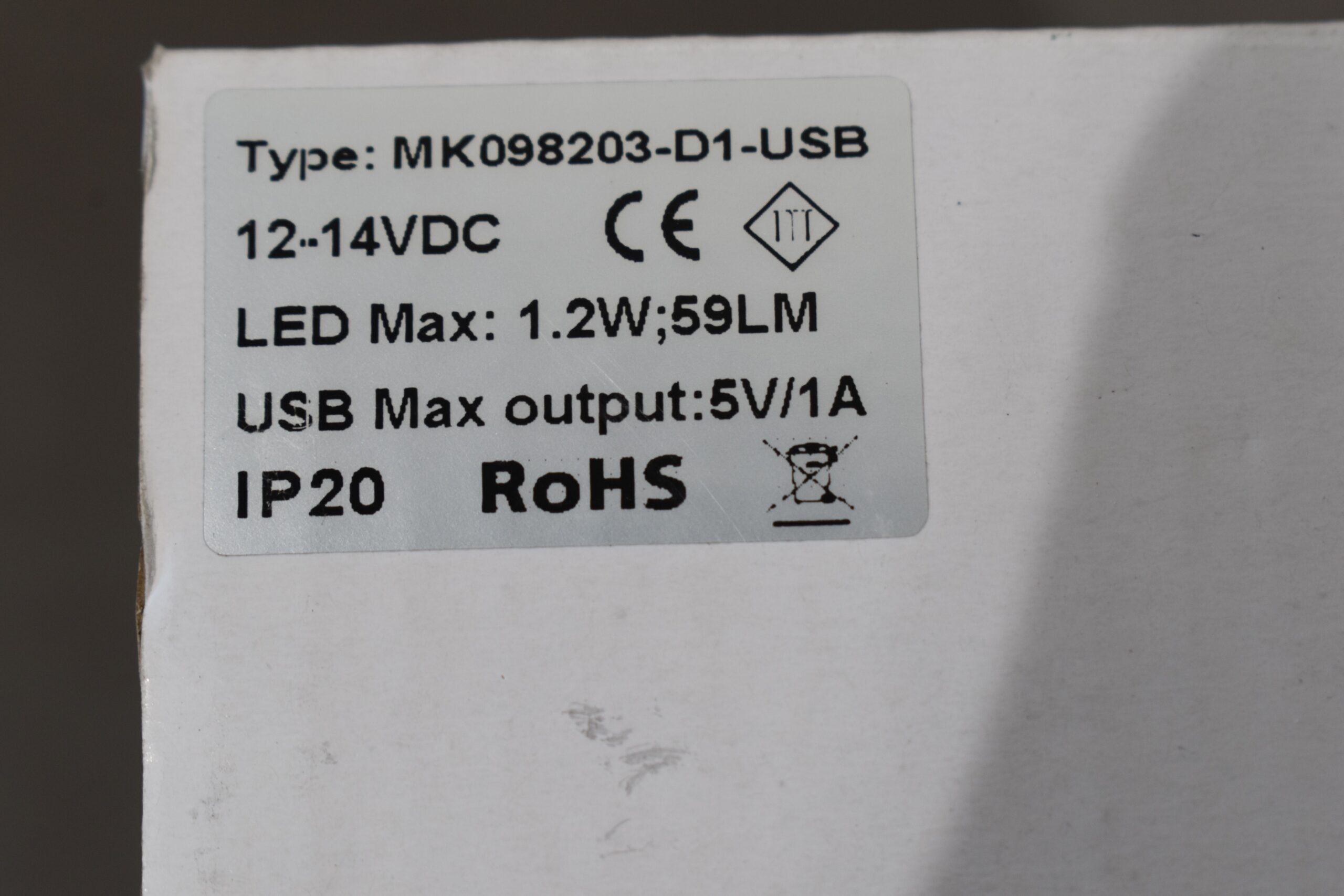 Rohs Lese-/Bettlampe LED mit USB-Anschluss und Schalter – Bild 9