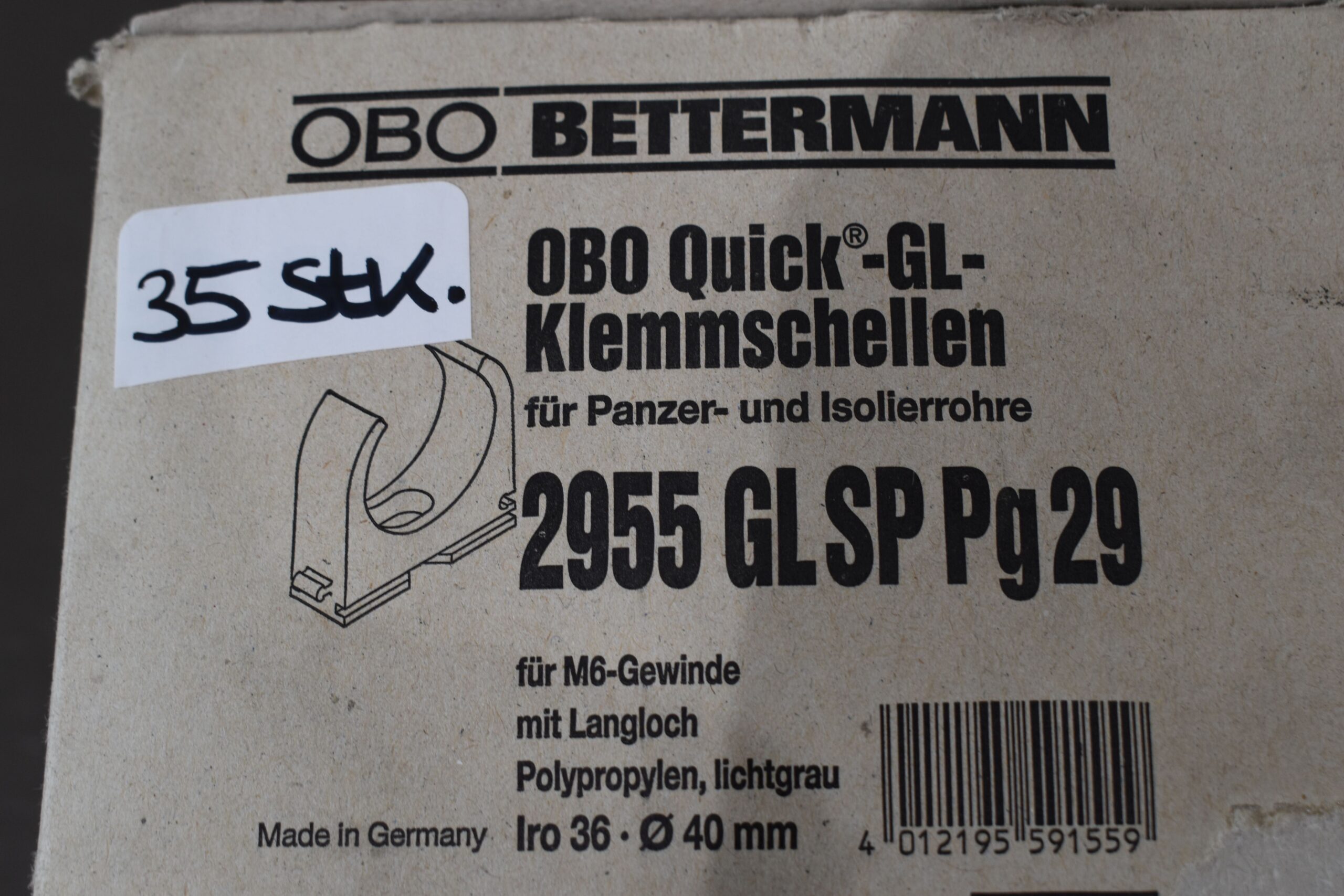 OBO Bettermann Quick-GL Klemmschellen 35Stk. – Bild 9