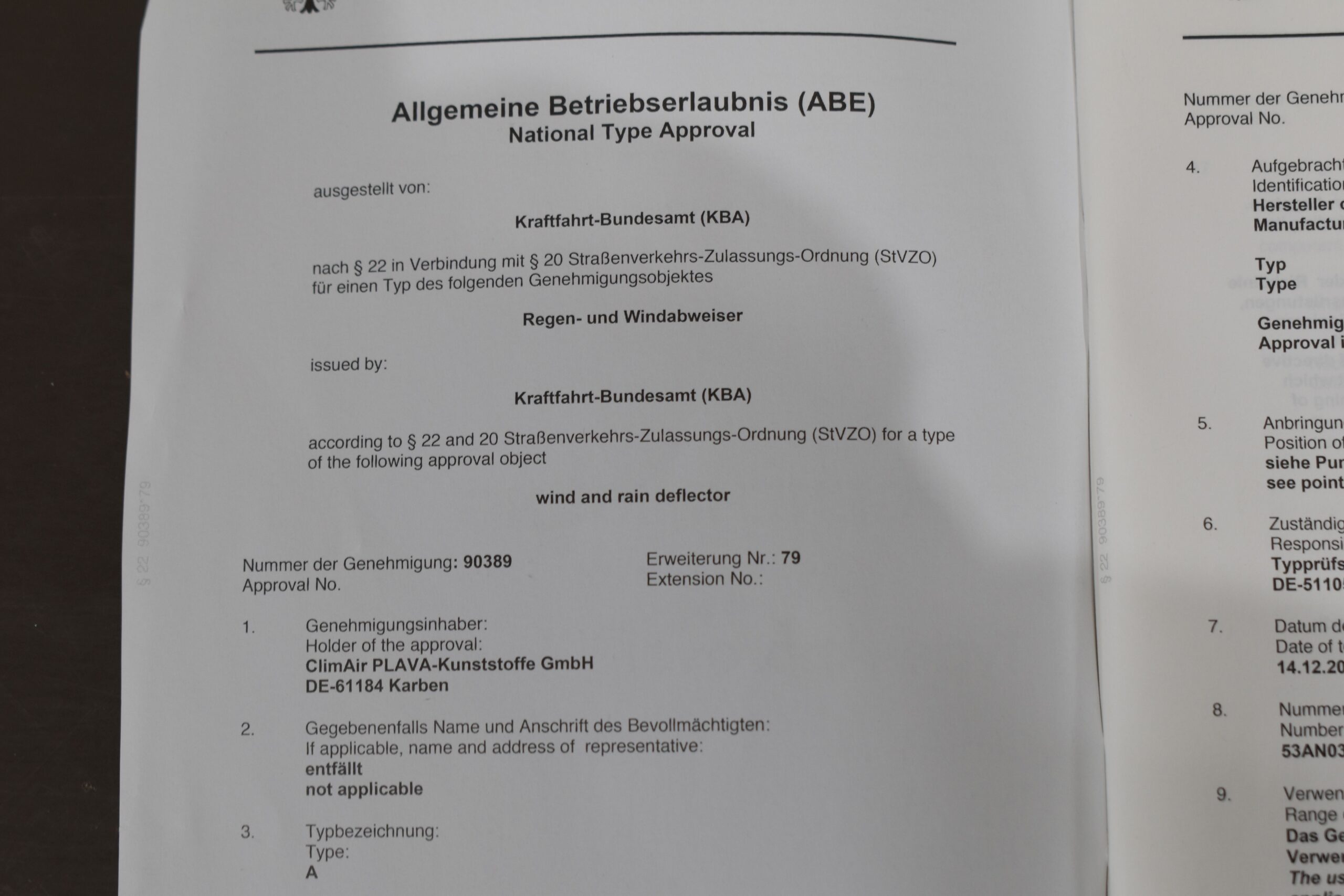 Aerolift Regen und Windabweiser-Set – Bild 13