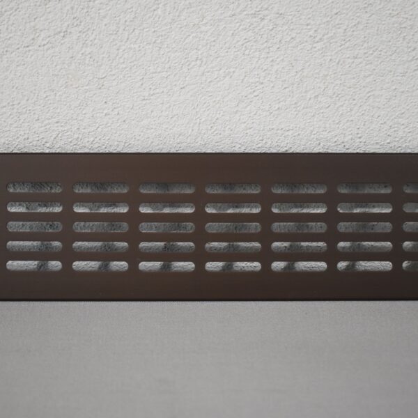 Alternative view of Belüftungsgitter / Stegblech dunkel braun; 280x65mm