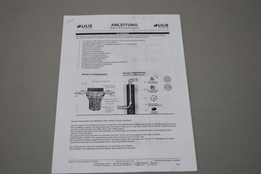 Lilie Certec Inline Trinkwassersystem – Bild 9