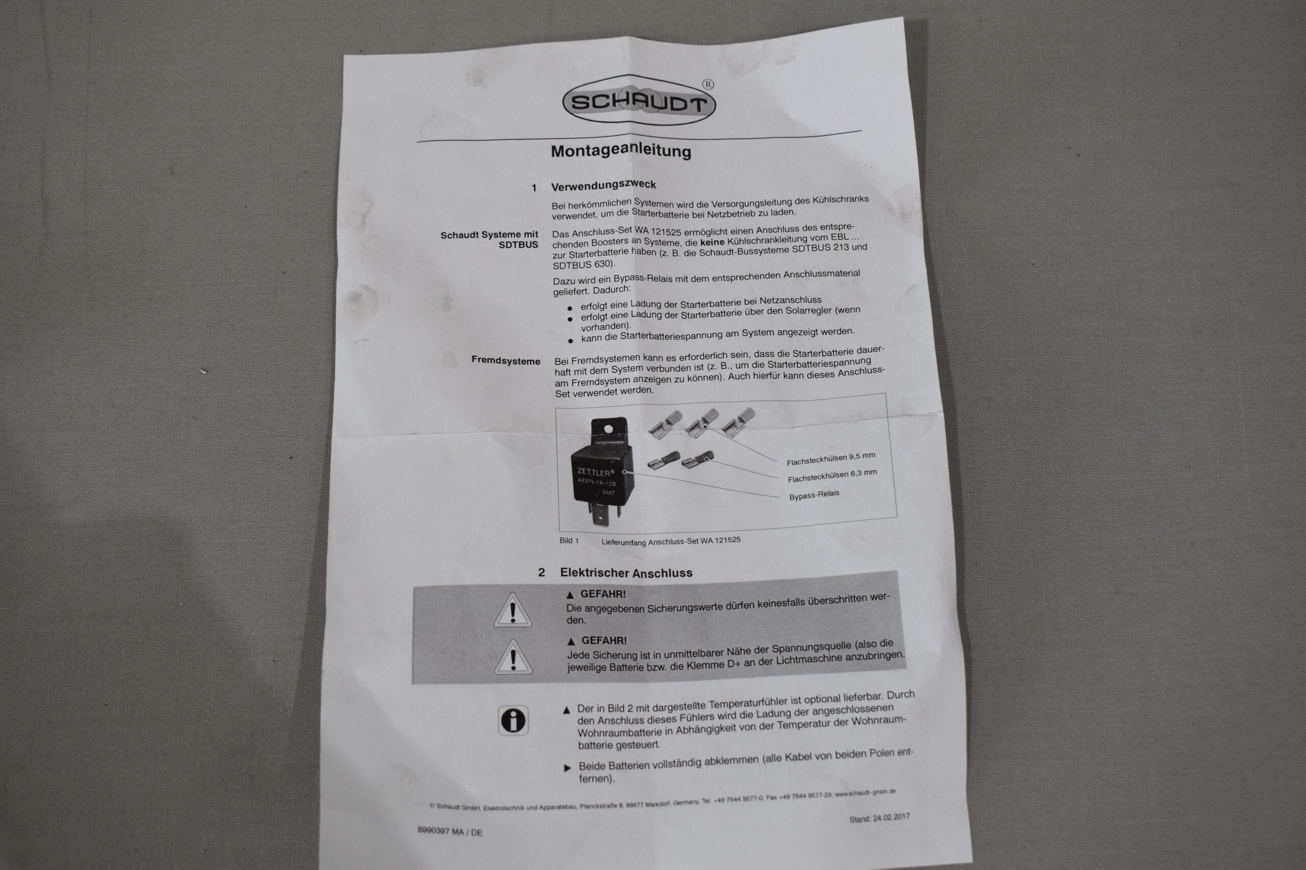 Schaudt Anschluss-Set WA 121525 – Bild 4