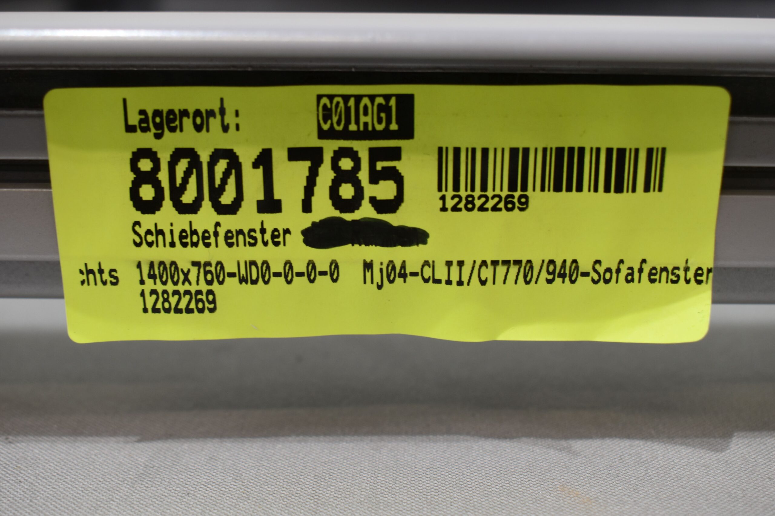 Mekuwa Schiebefenster Beifahrerseite 1400x760mm – Bild 8