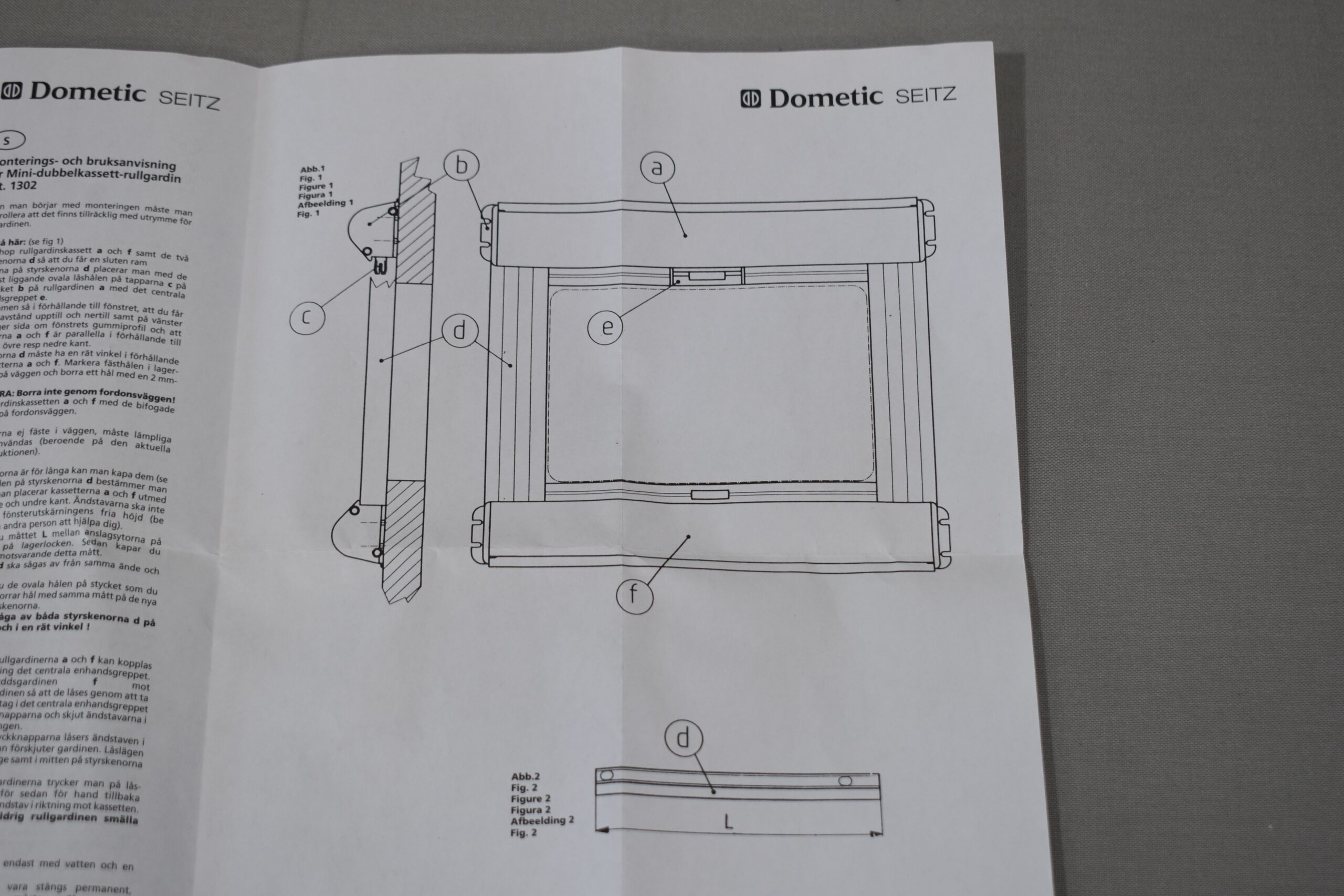 Dometic Seitz Mini Doppelkassetten-Rollo 1430x750mm – Bild 16