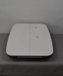 Tischplatte ausziehbar weiß/dunkel braun; 45x868x640mm für Wohnmobil