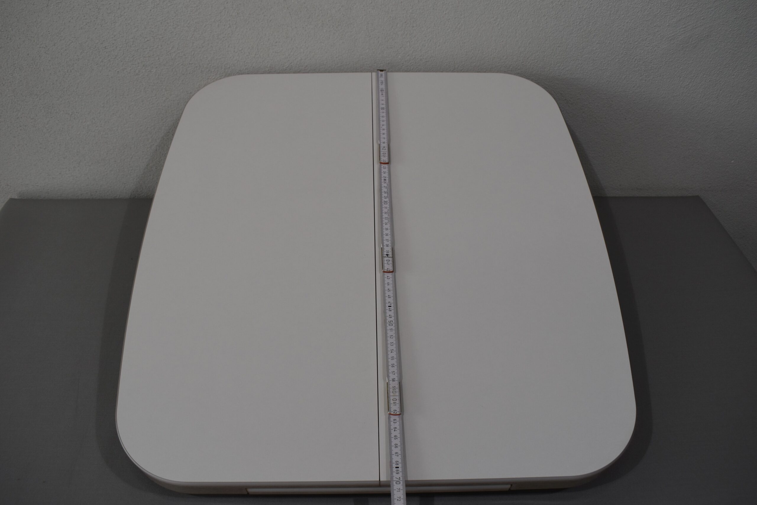 Tischplatte ausziehbar weiß/hell braun; 40x700x660mm – Bild 4