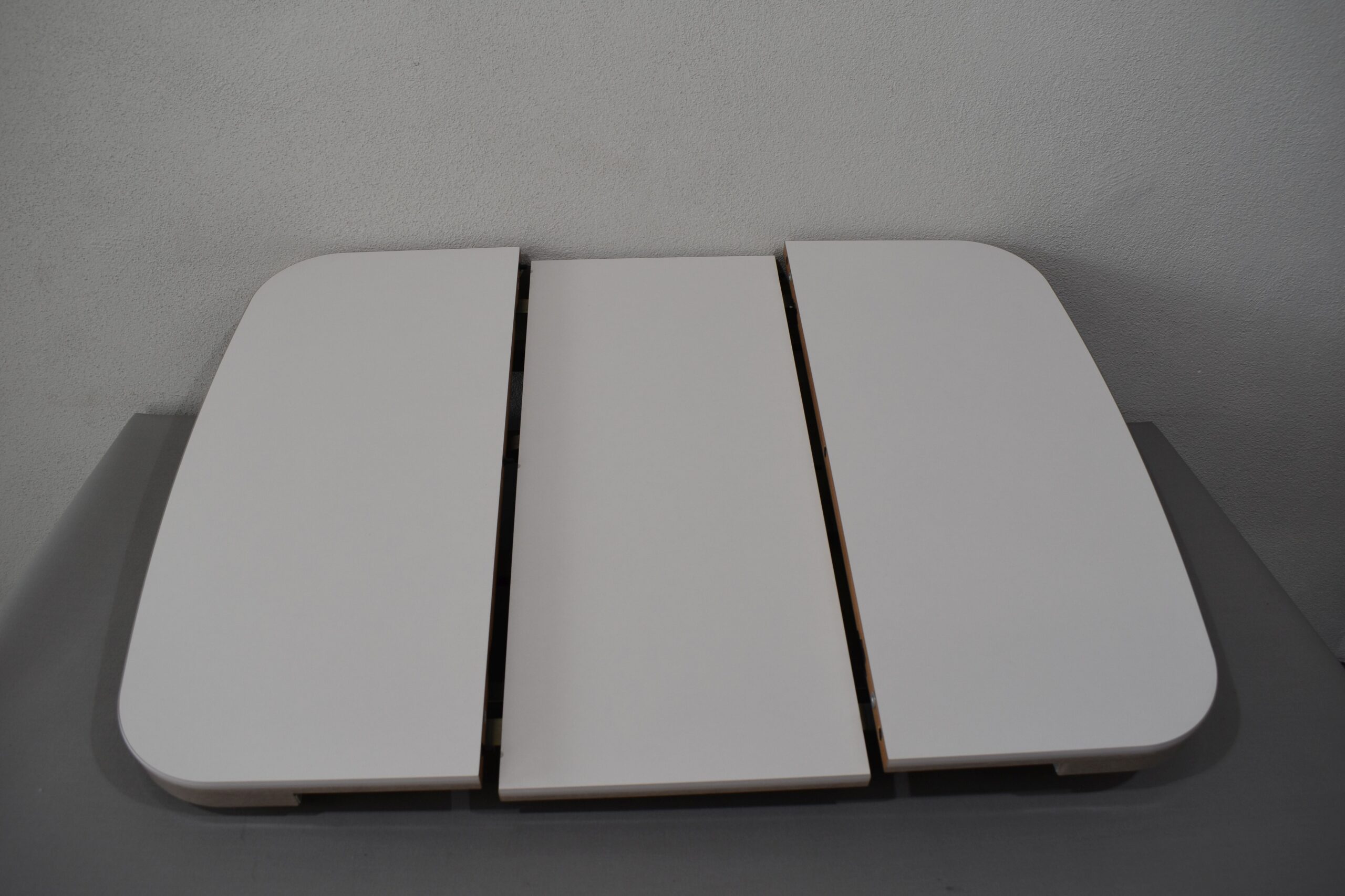 Tischplatte ausziehbar weiß/hell braun; 40x700x660mm – Bild 8