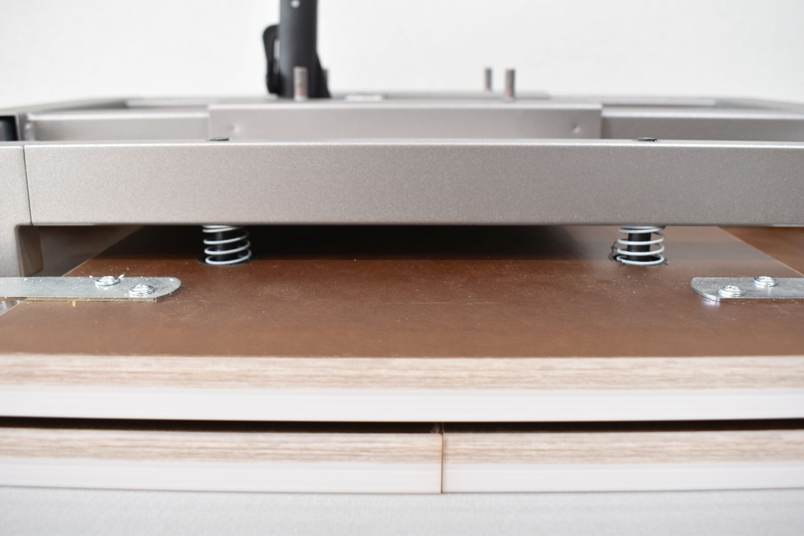 Tischplatte ausziehbar weiß/hell braun; 40x700x660mm – Bild 14
