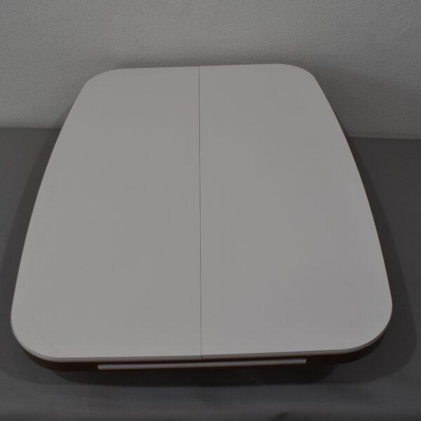 Alternative view of Tischplatte ausziehbar weiß/dunkel braun; 39x870x640mm