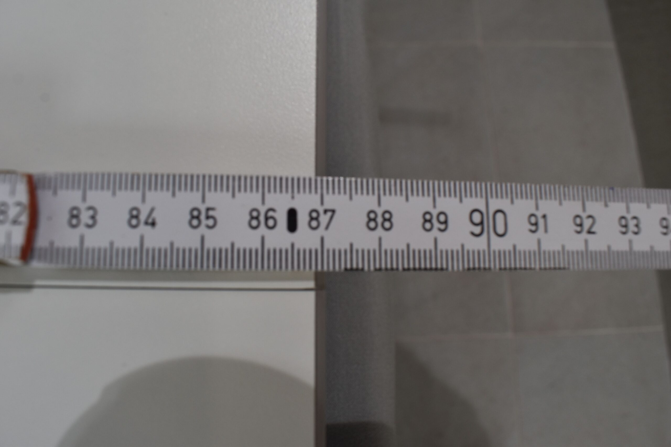 Tischplatte ausziehbar weiß/dunkel braun; 39x870x640mm – Bild 5