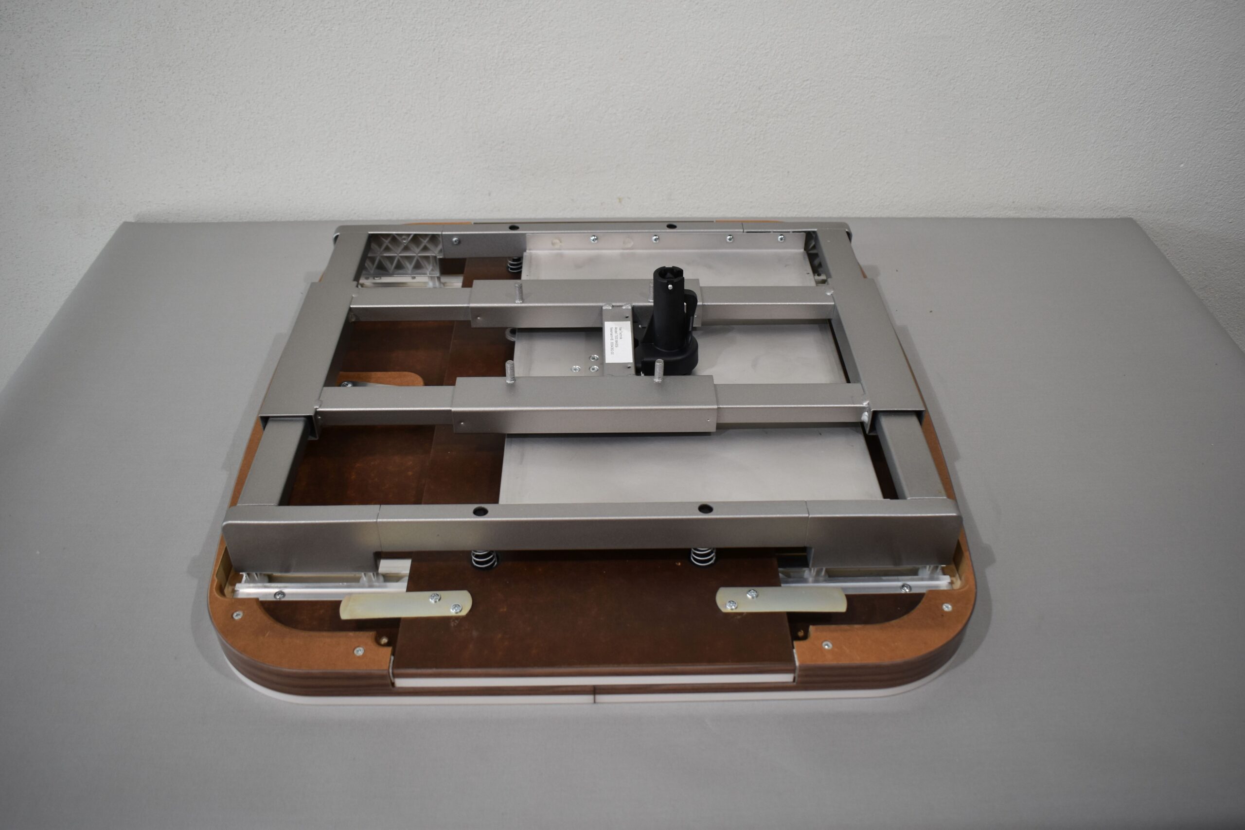 Tischplatte ausziehbar weiß/dunkel braun; 40x700x660mm – Bild 12