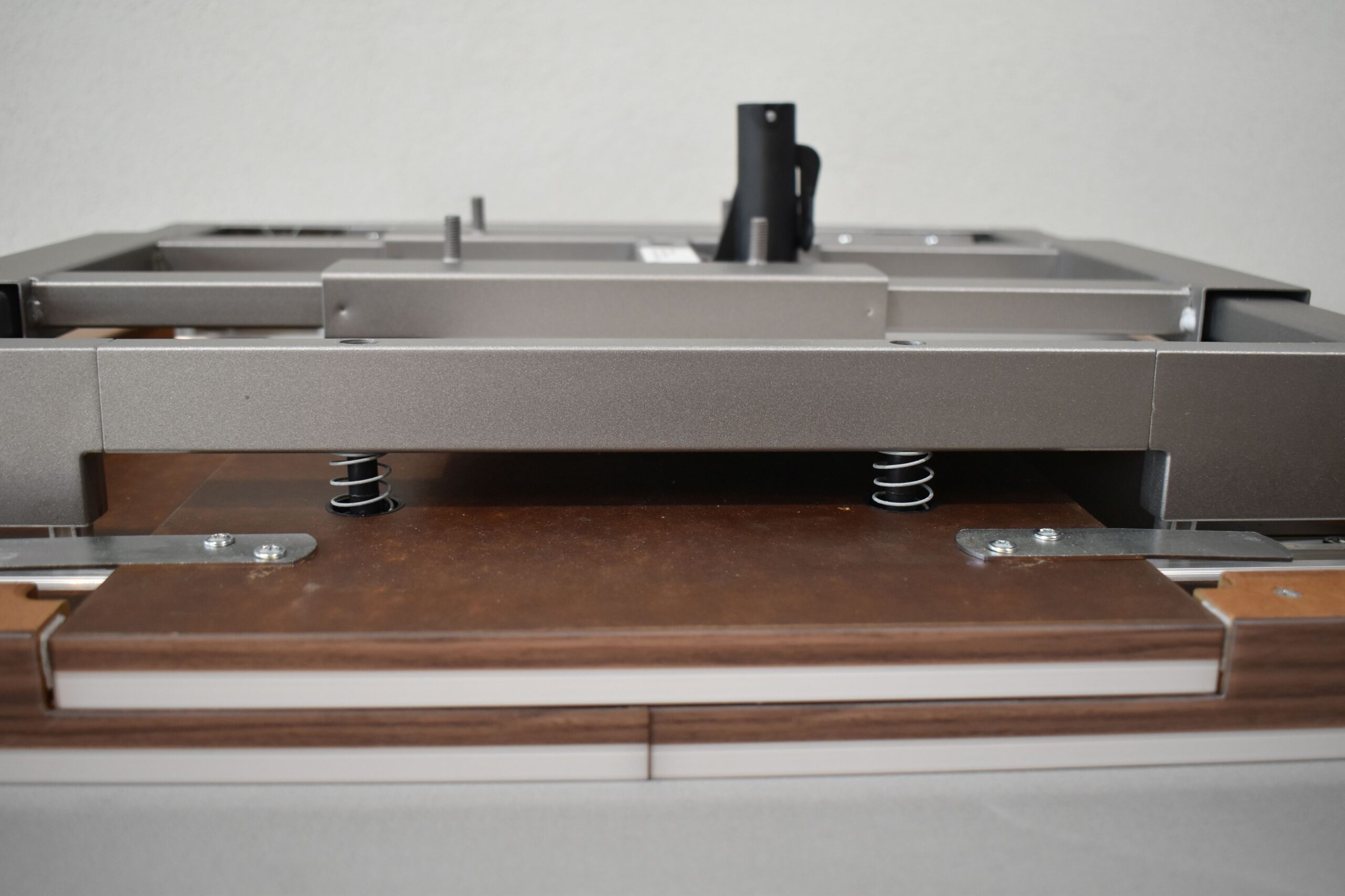 Tischplatte ausziehbar weiß/dunkel braun; 40x700x660mm – Bild 19