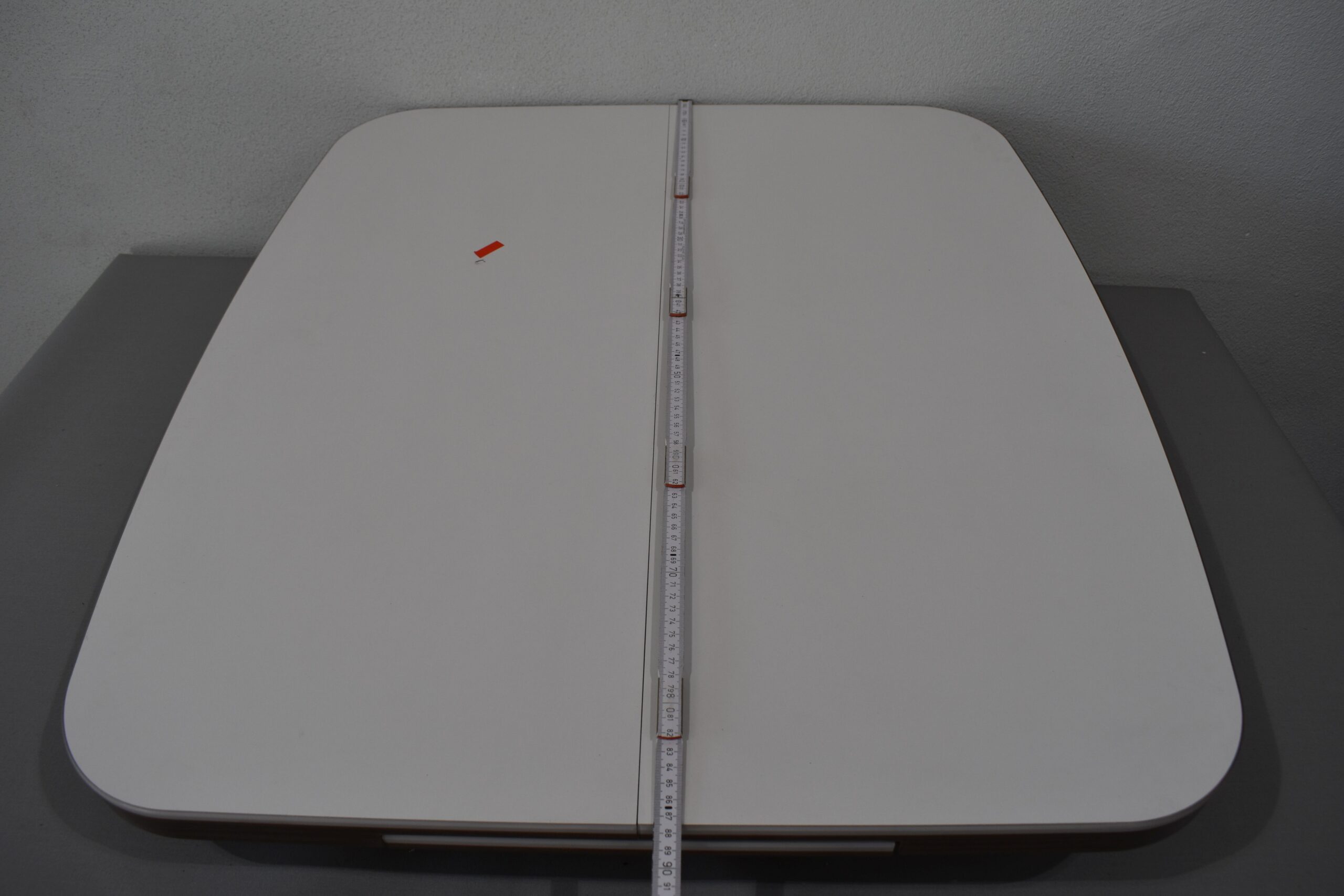 Tischplatte 40x870x800mm; weiß/dunkel braun – Bild 4