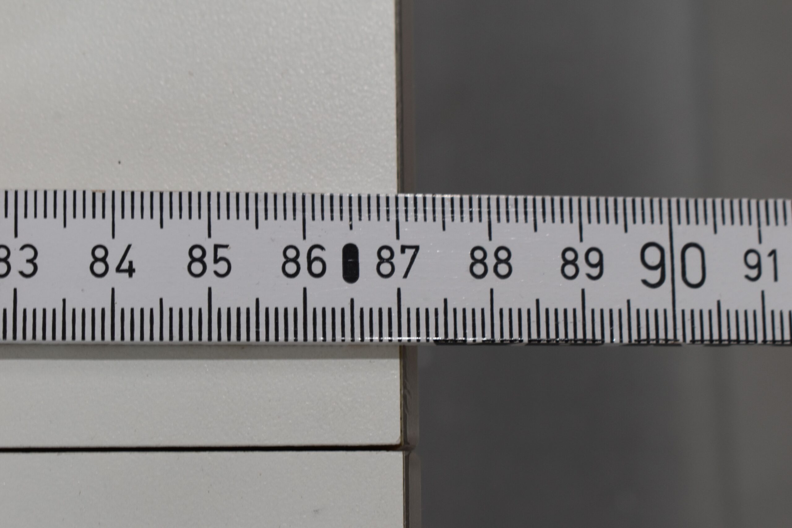 Tischplatte 40x870x800mm; weiß/dunkel braun – Bild 5