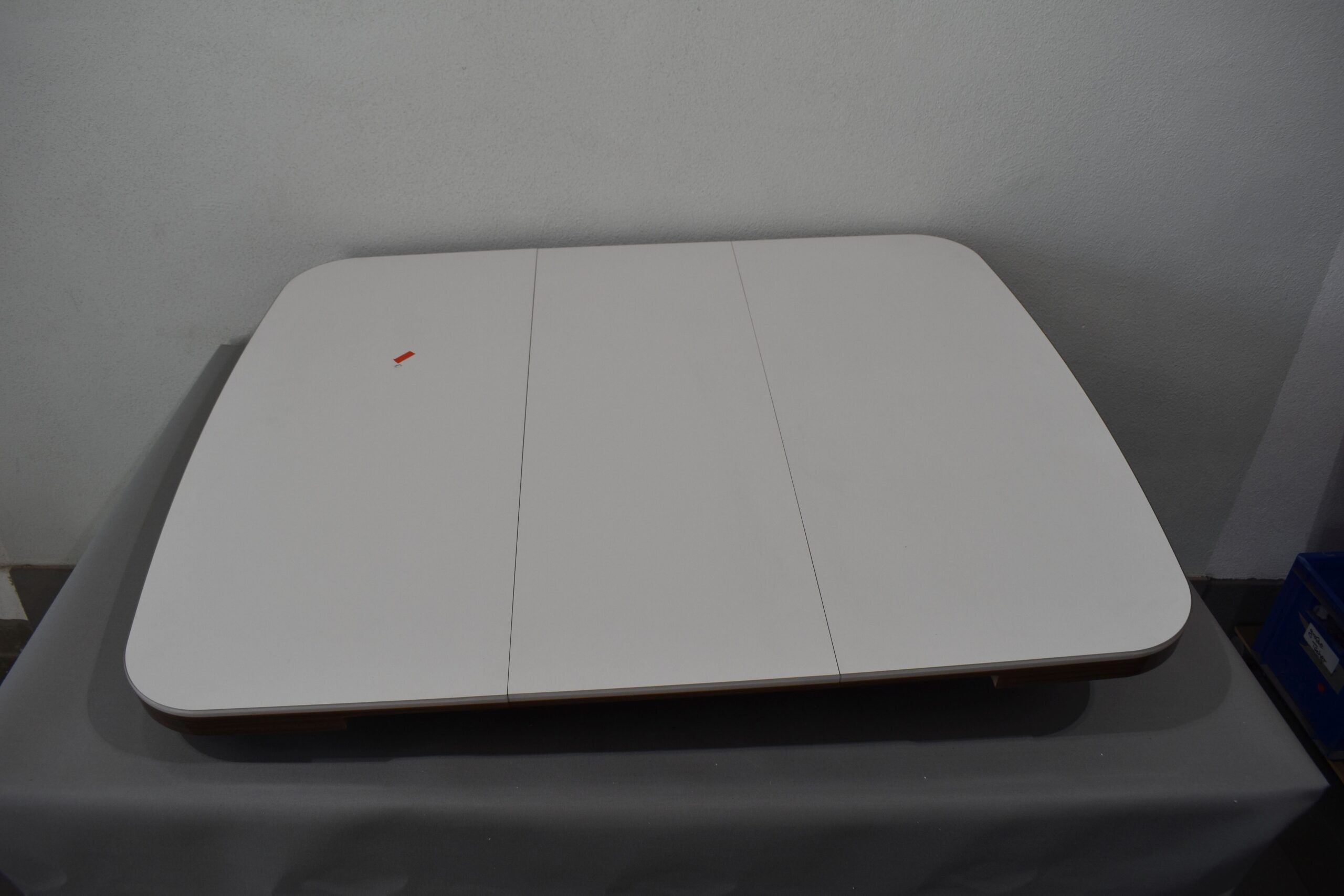 Tischplatte 40x870x800mm; weiß/dunkel braun – Bild 9