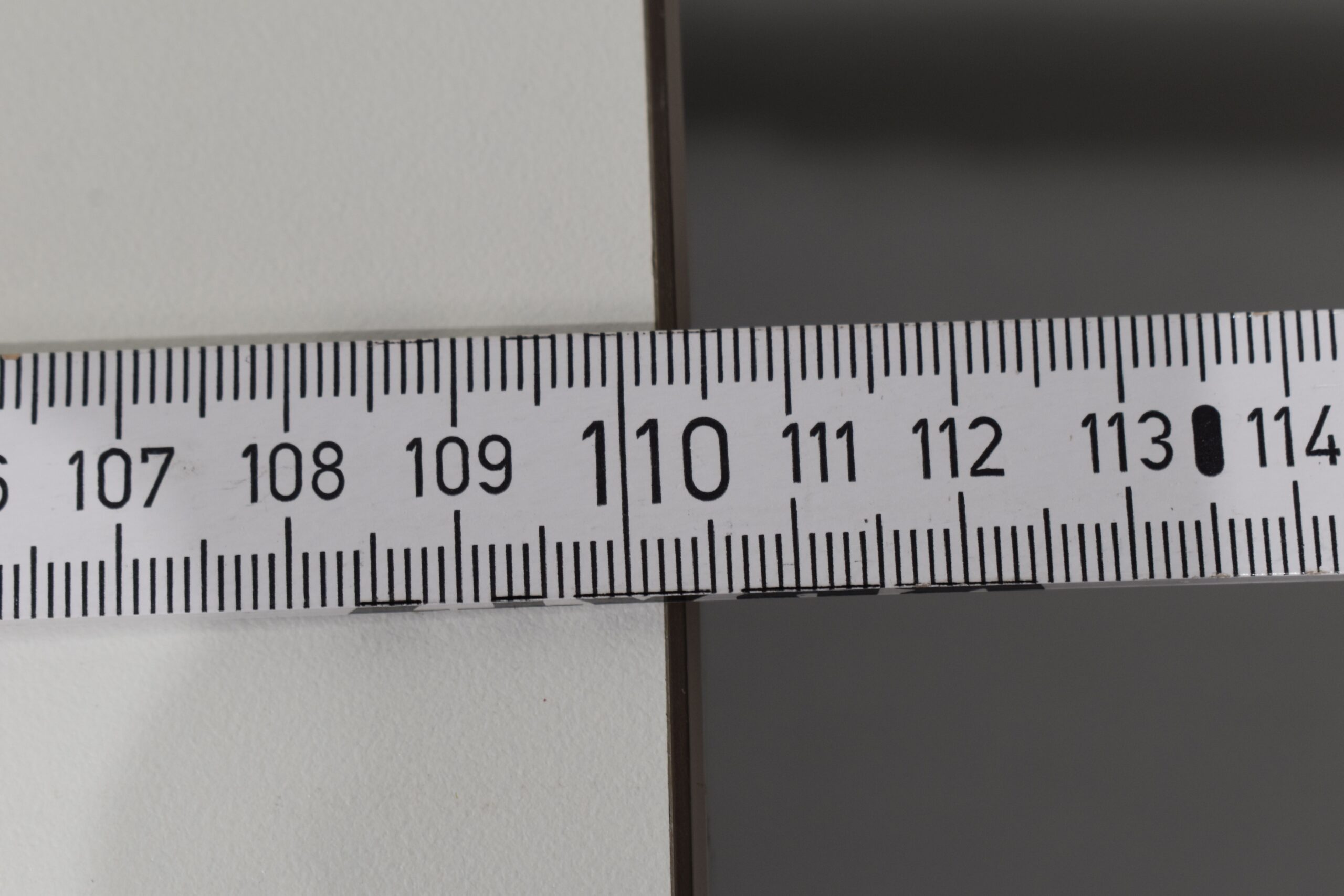 Tischplatte 40x870x800mm; weiß/dunkel braun – Bild 11