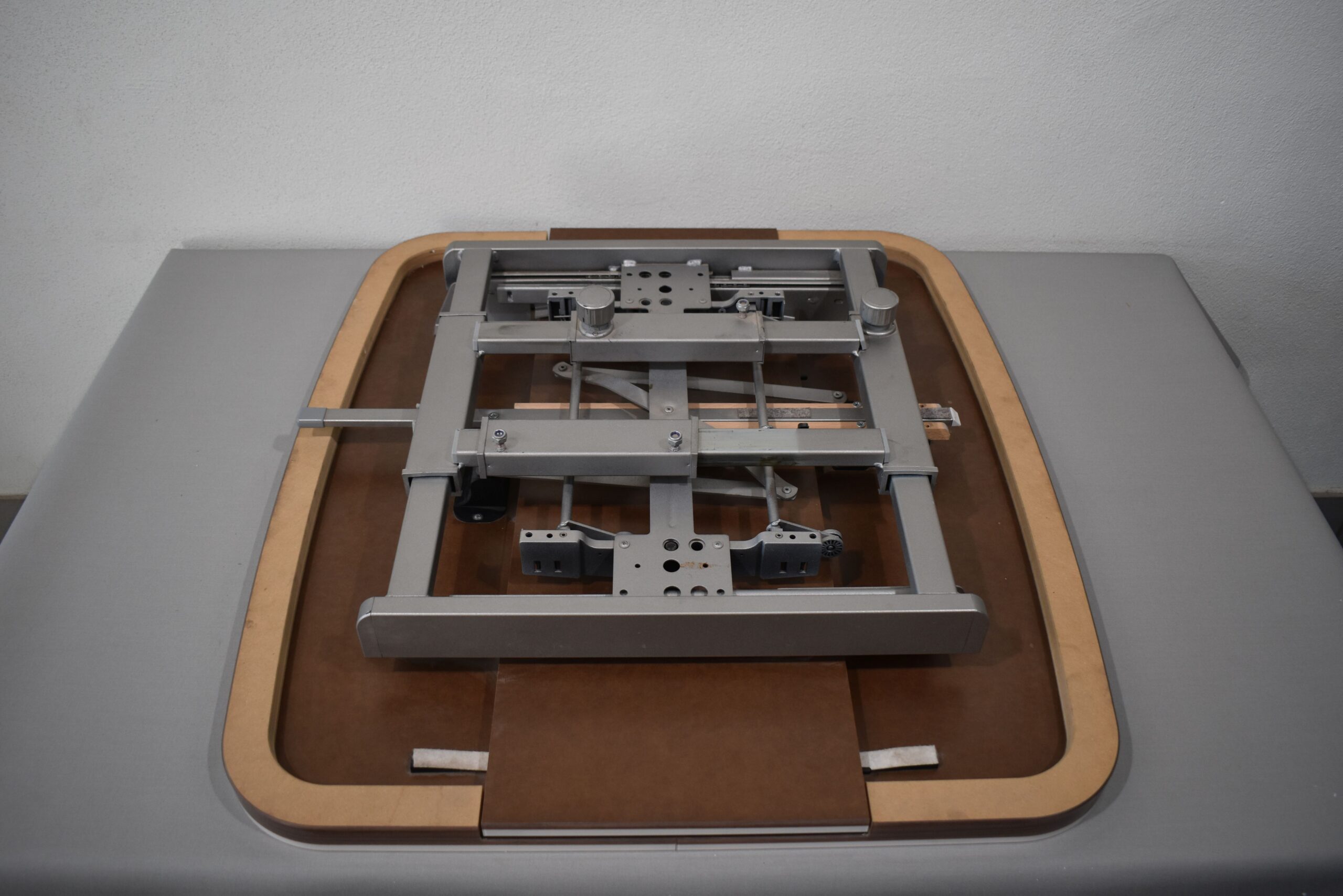Tischplatte 40x870x800mm; weiß/dunkel braun – Bild 13