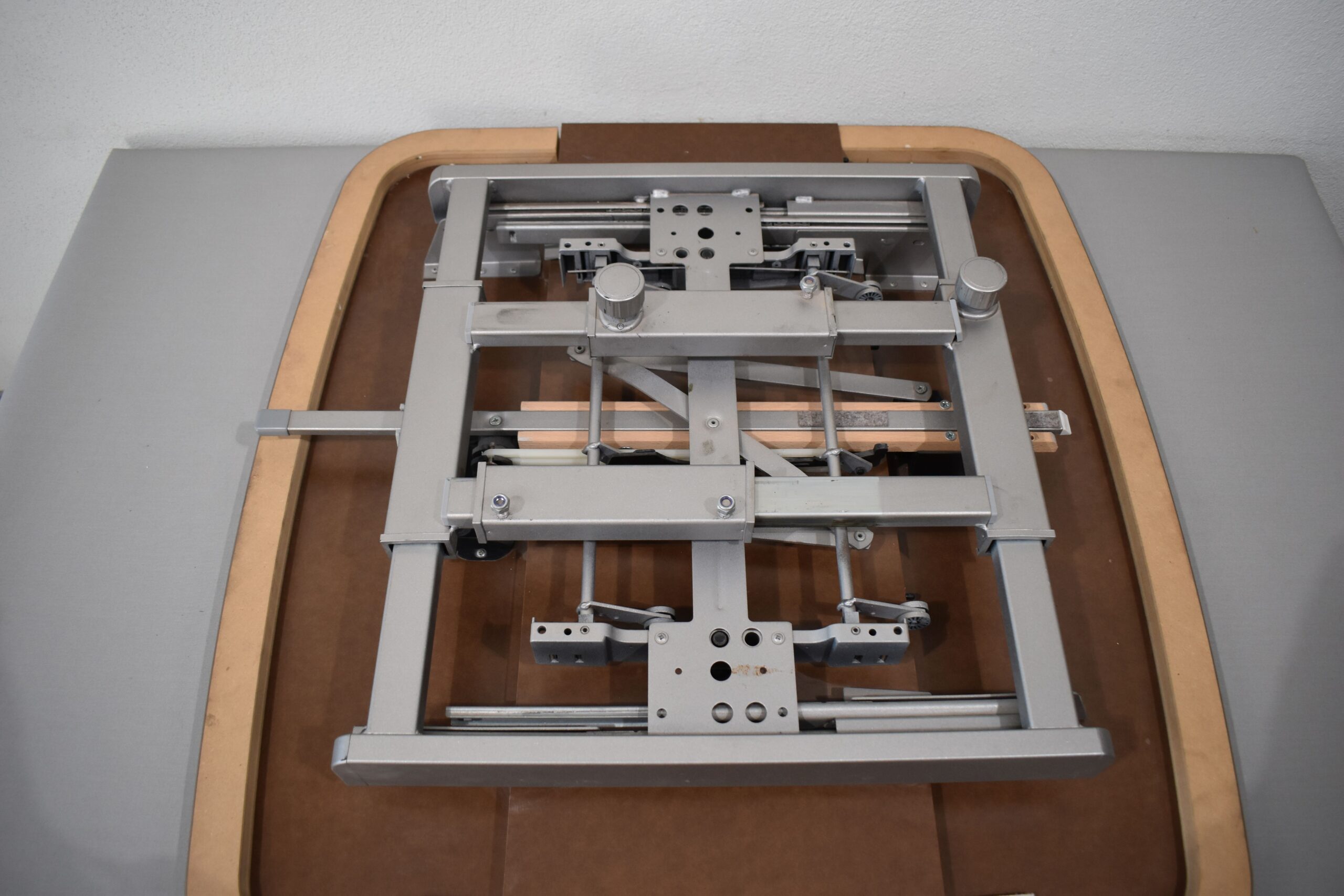 Tischplatte 40x870x800mm; weiß/dunkel braun – Bild 14