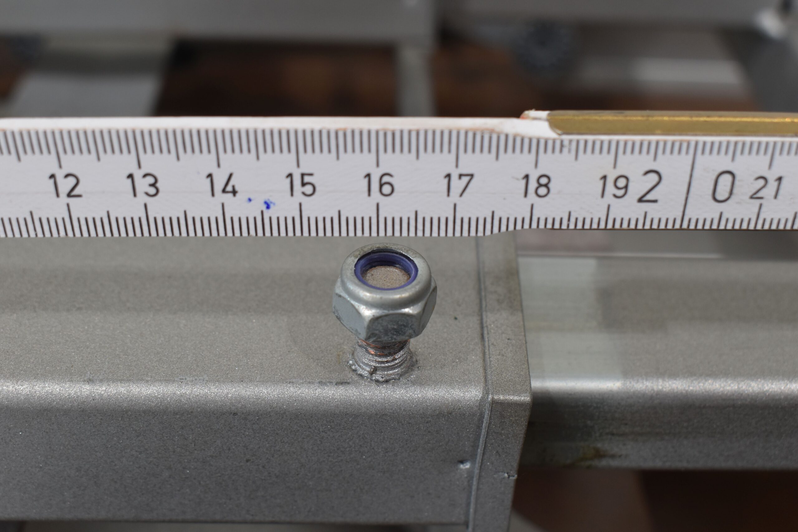 Tischplatte 40x870x800mm; weiß/dunkel braun – Bild 16