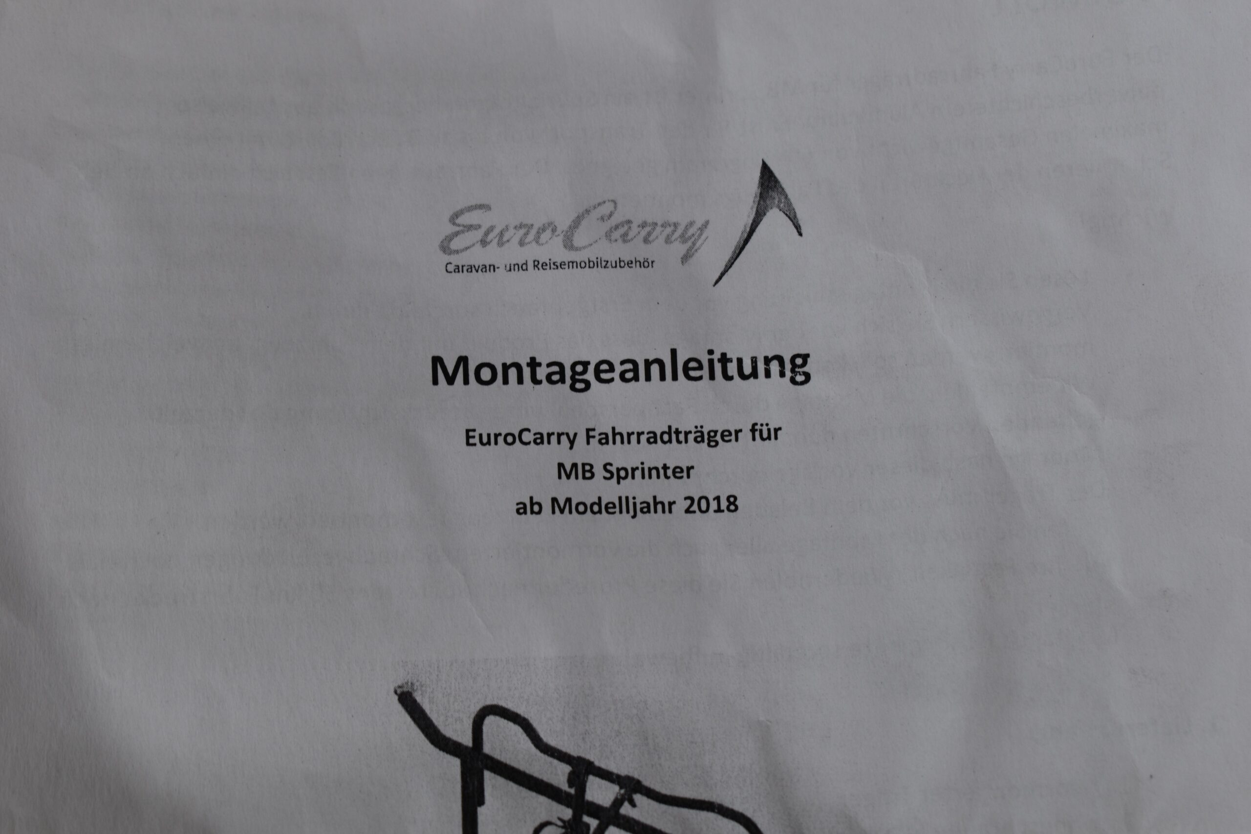 EuroCarry Fahrradträger für MB Sprinter ab MJ 2018 (Artikel Nr. 65201) – Bild 26