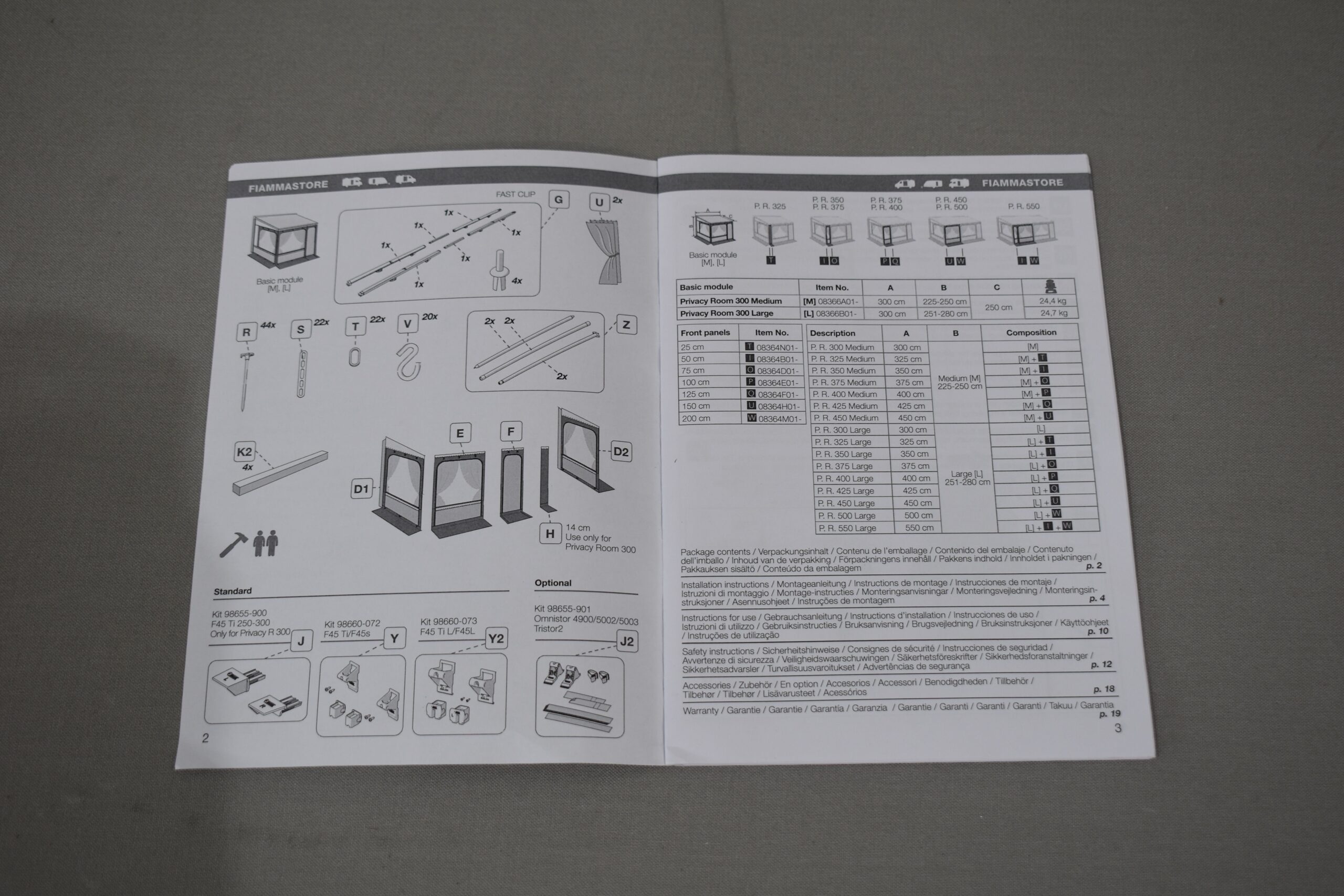 Fiamma Markisenvorzelt Privacy Room 300 Medium – Bild 16