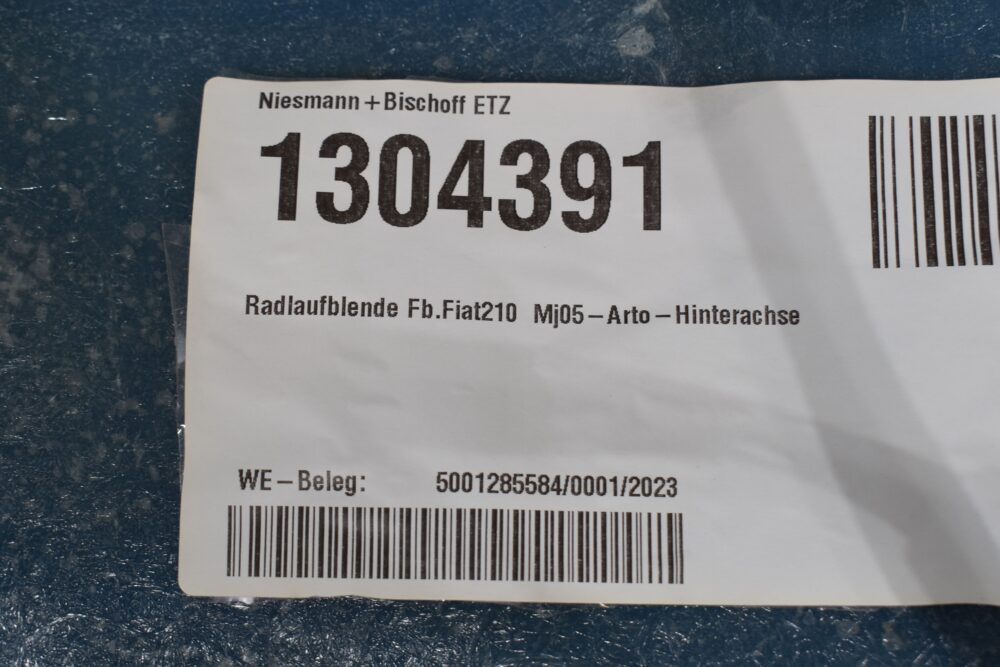 Niesmann und Bischoff Arto Radlaufblende Hinterachse Fb. Fiat210; MJ 05 – Bild 18