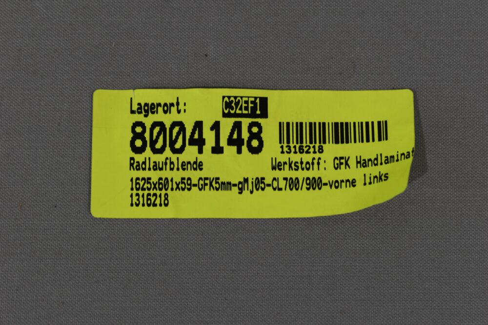 Niesmann und Bischoff Radlaufblende vorne links 1625x601x59 – Bild 17