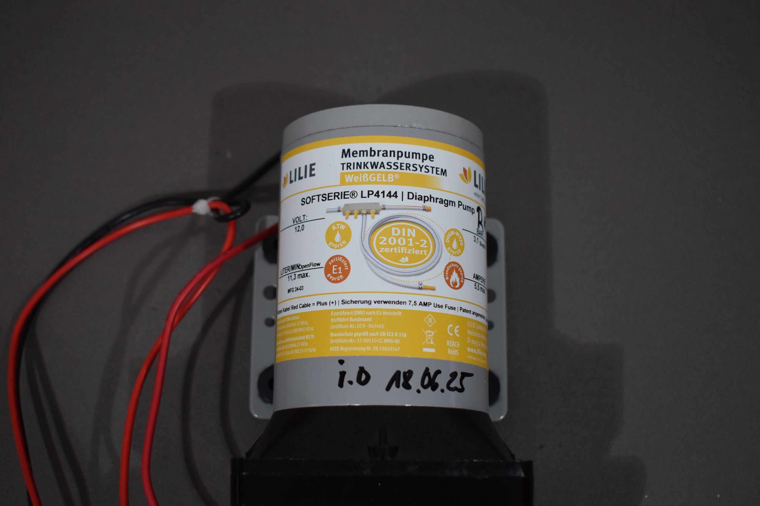 Lilie Membranpumpe Trinkwassersystem LP4144 – Bild 3