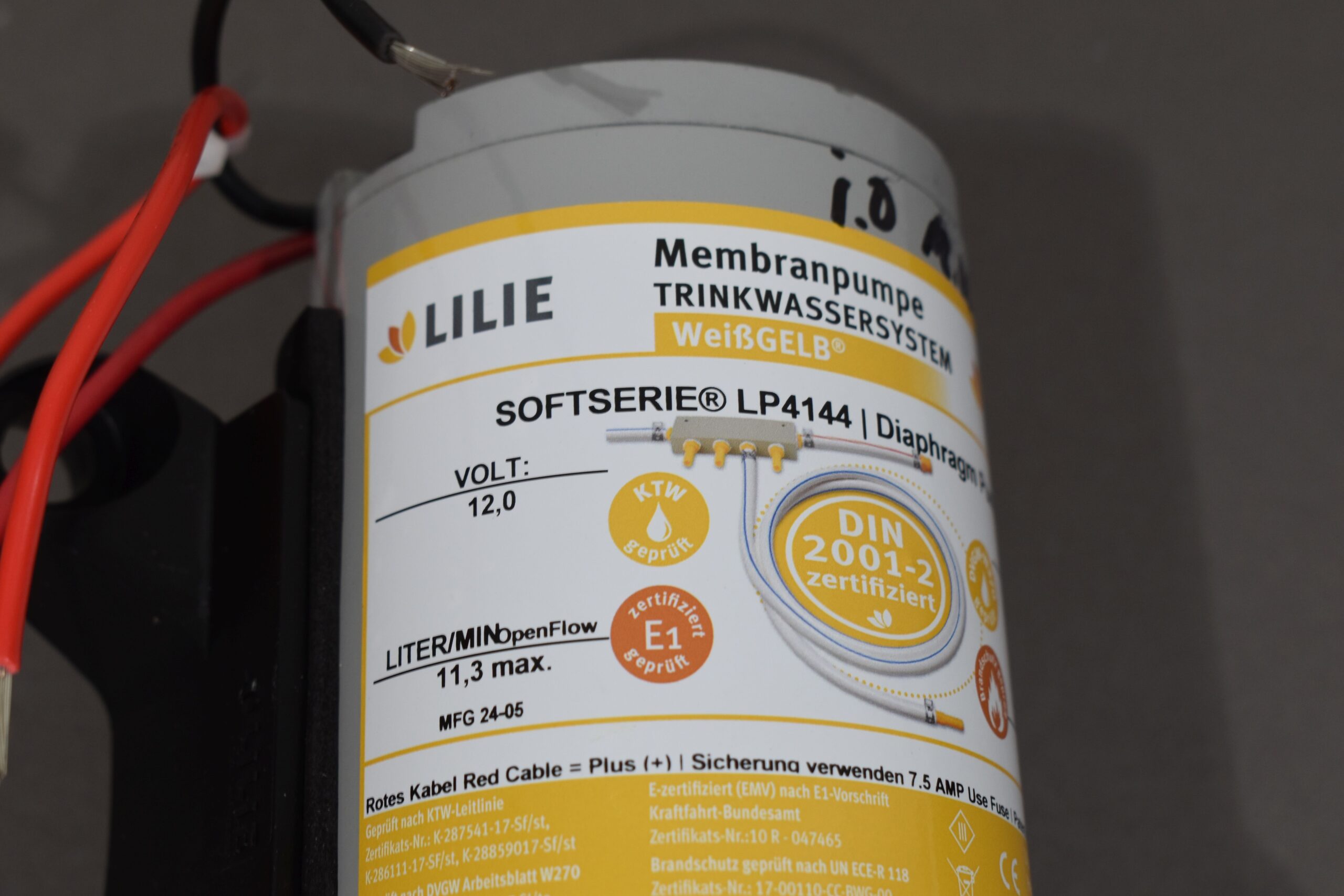Lilie Membranpumpe Softserie LP4144 Trinkwassersystem – Bild 8