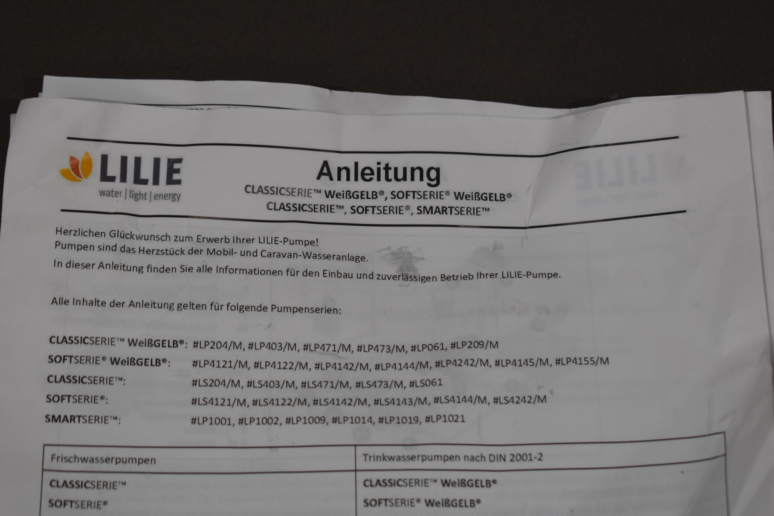 Lilie Membranpumpe Softserie LP4144 Trinkwassersystem – Bild 14