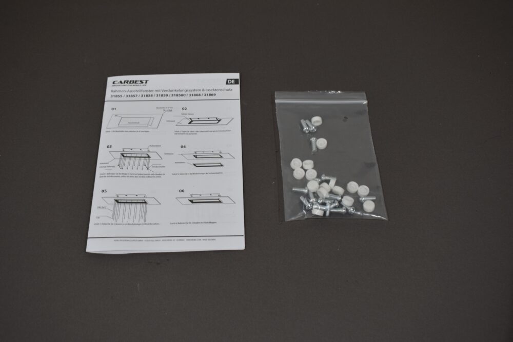 Carbest Ausstellfenster mit Innenrahmen 900x450mm – Bild 14