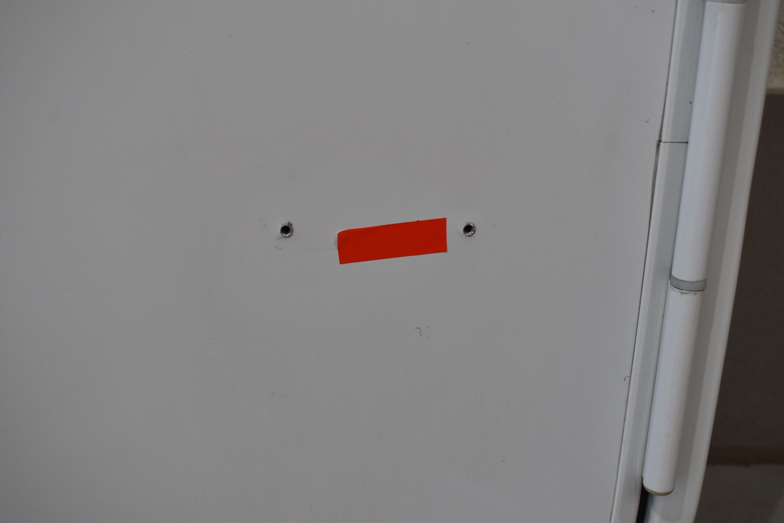 Aufbautür mit Rahmen; weiß / blau; 1970x625mm – Bild 8