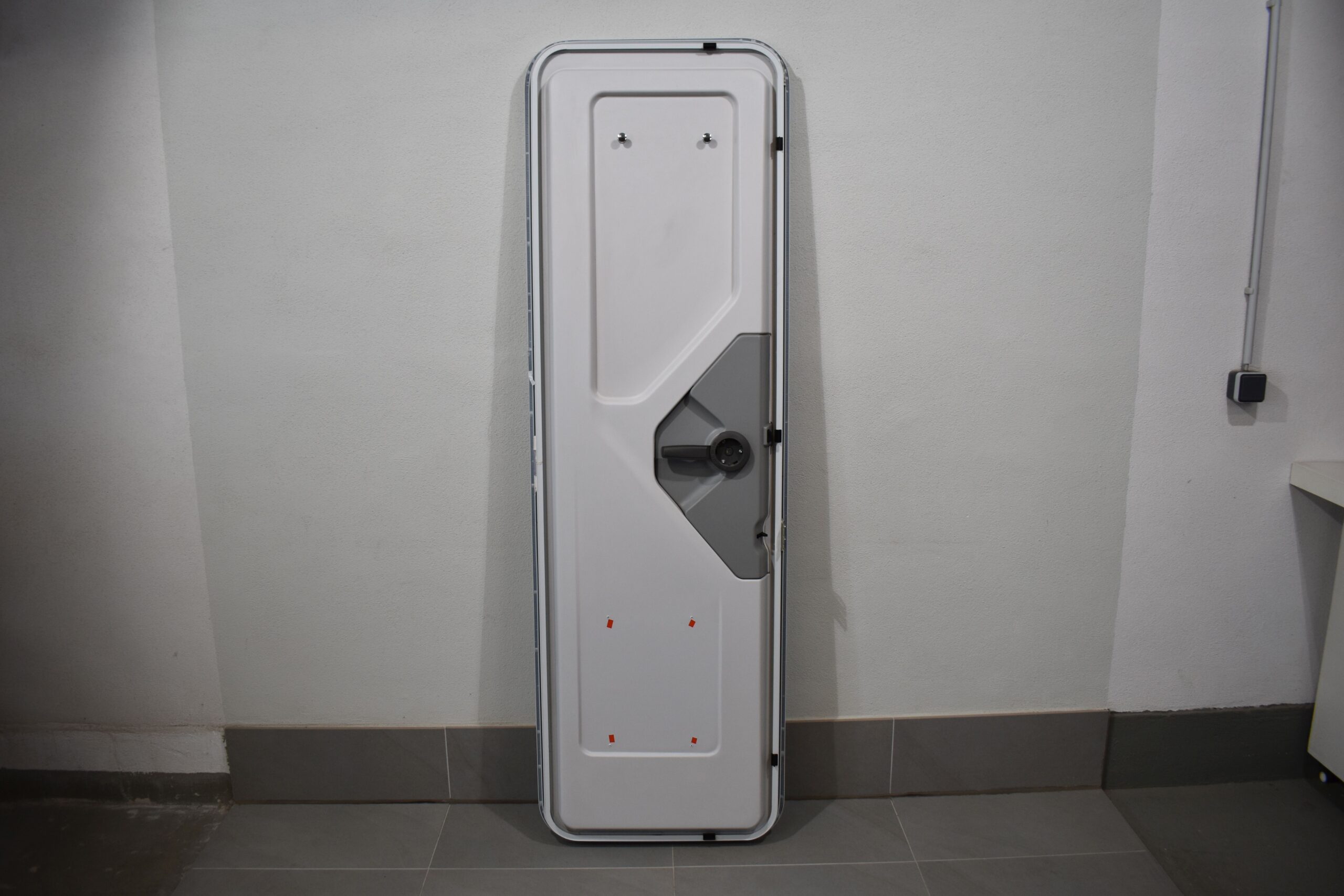 Aufbautür mit Rahmen; weiß / blau; 1970x625mm – Bild 9