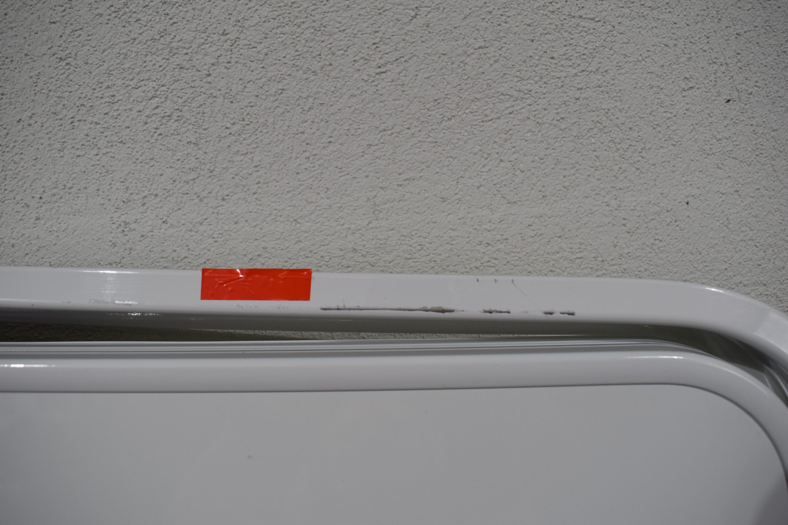 Niesmann und Bischoff Arto Tegos Aufbautür mit Rahmen; weiß/schwarz; 1820x615mm – Bild 4