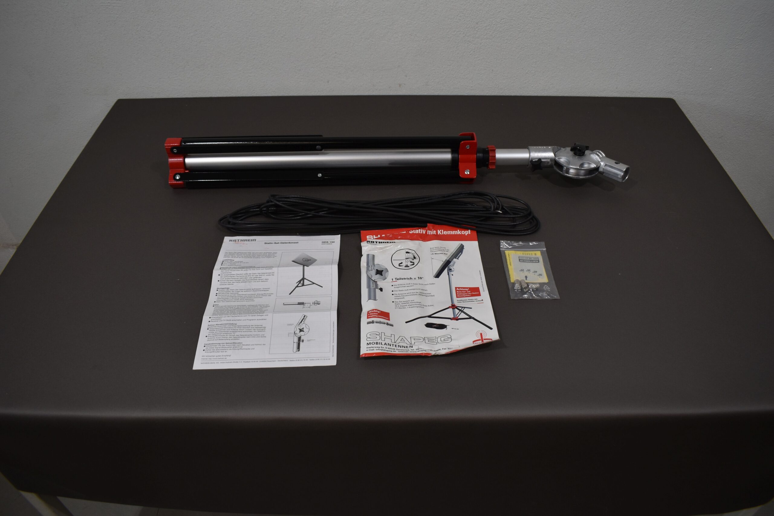 SHAPEG Stativ mit Klemmkopf HDS150