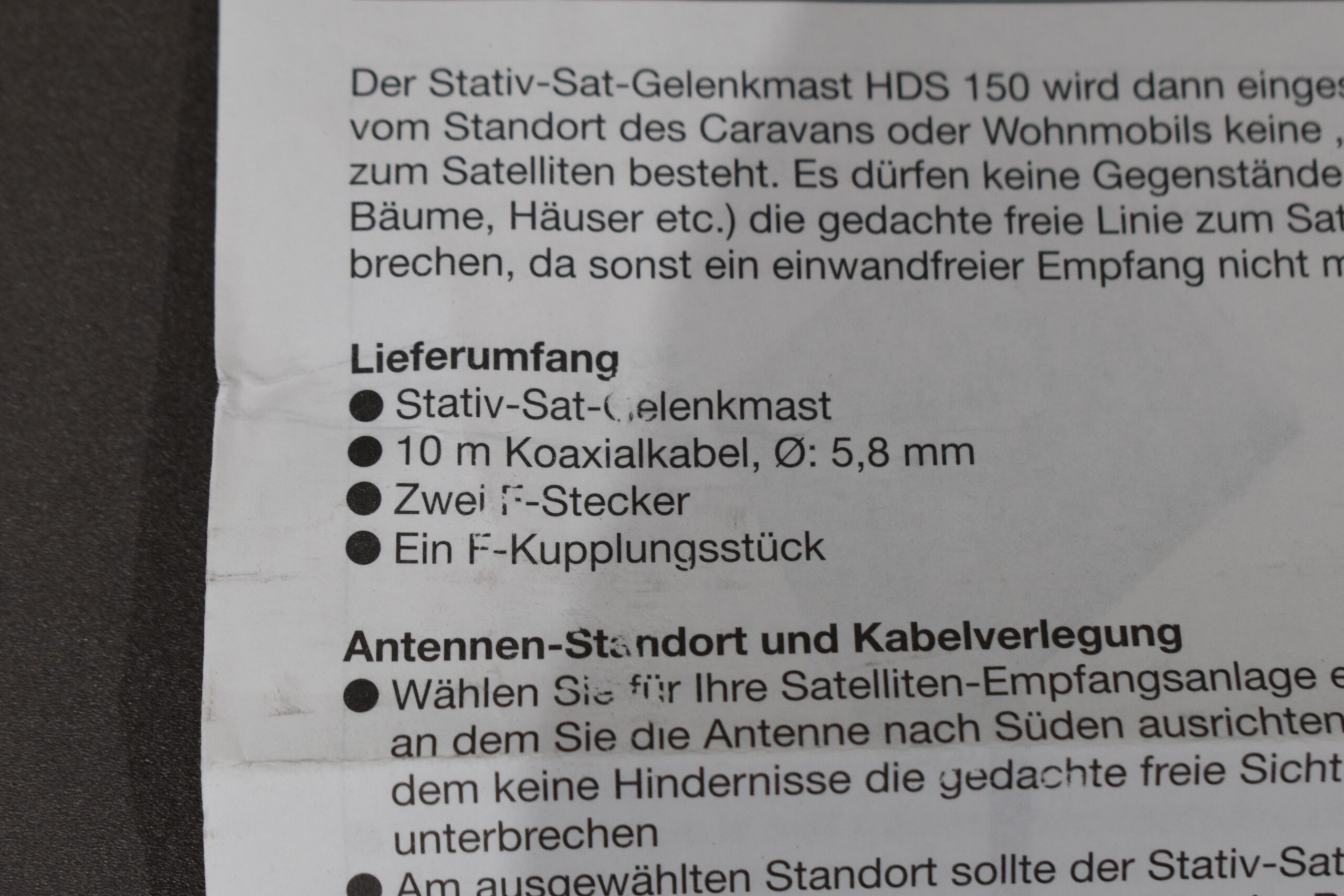 SHAPEG Stativ mit Klemmkopf HDS150 – Bild 4