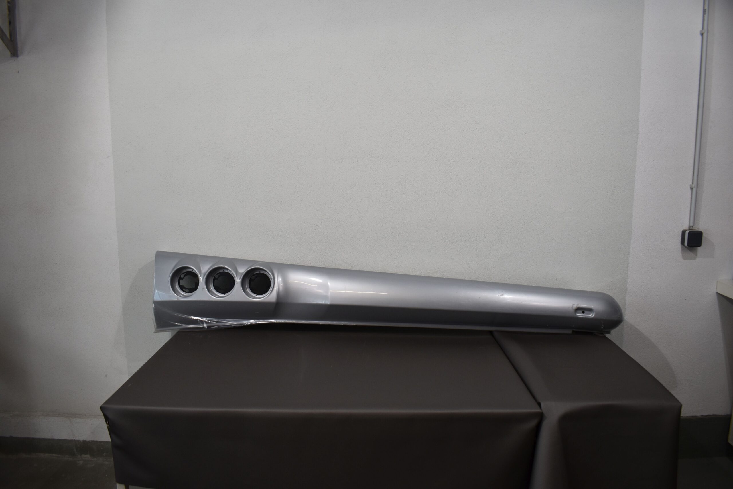 Eura Mobil Leuchtenträger / Heckverkleidung grau