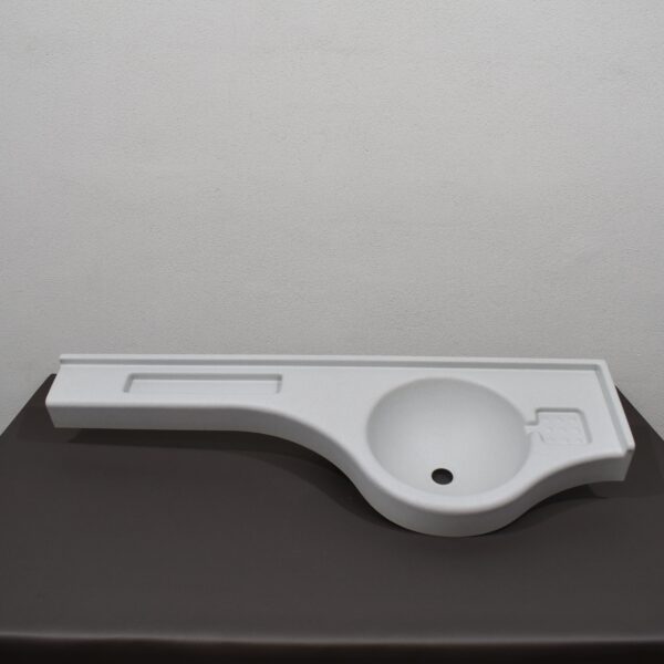 Eura Mobil Waschbecken grau
