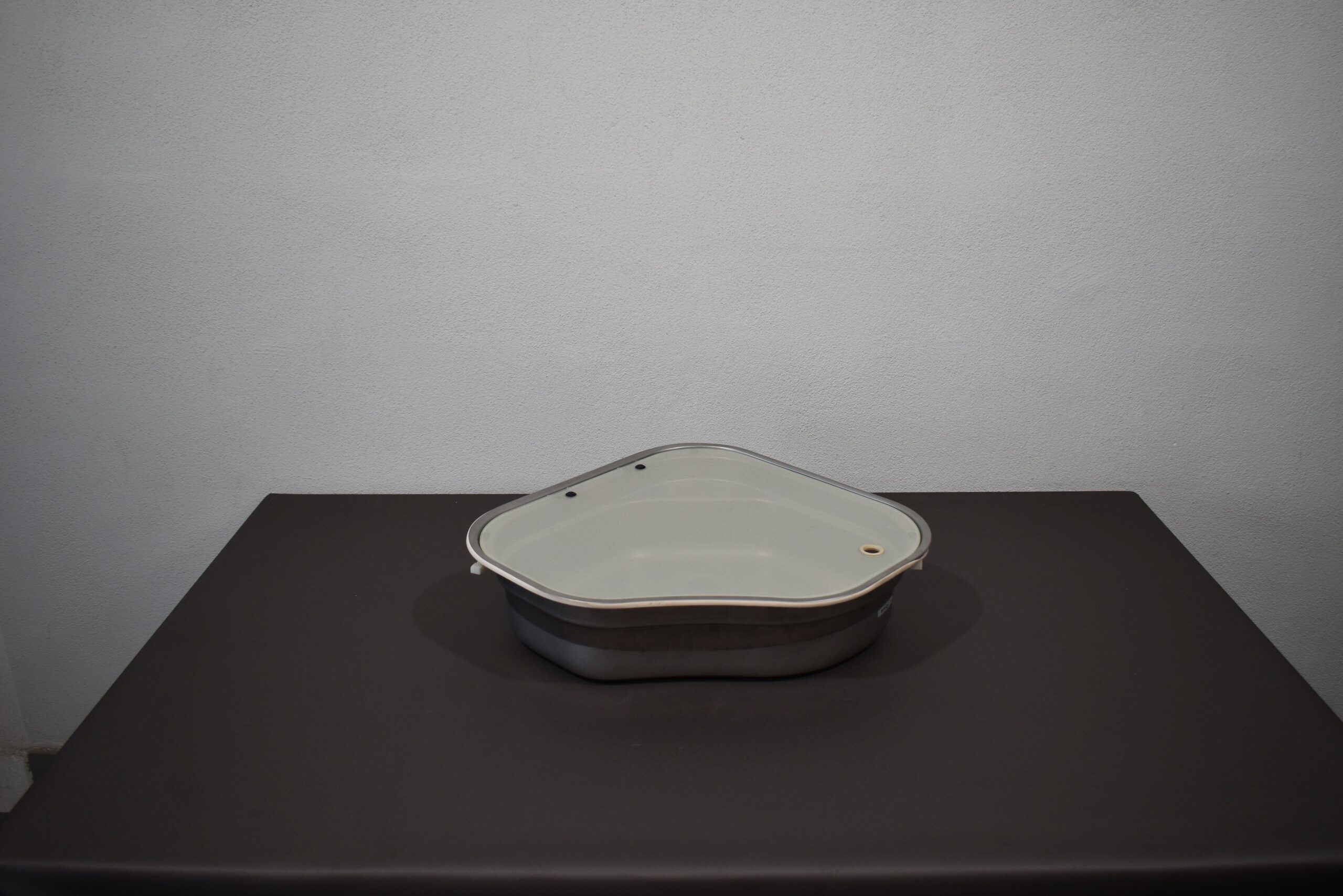 Edelstahl Eck-Spülbecken 560x455mm